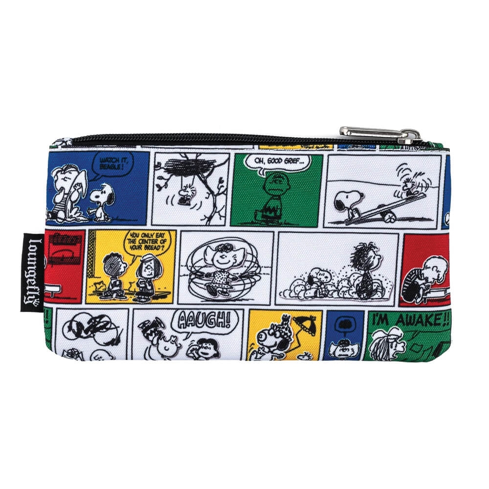 Loungefly Peanuts Comic Strip Aop Nylon Pouch