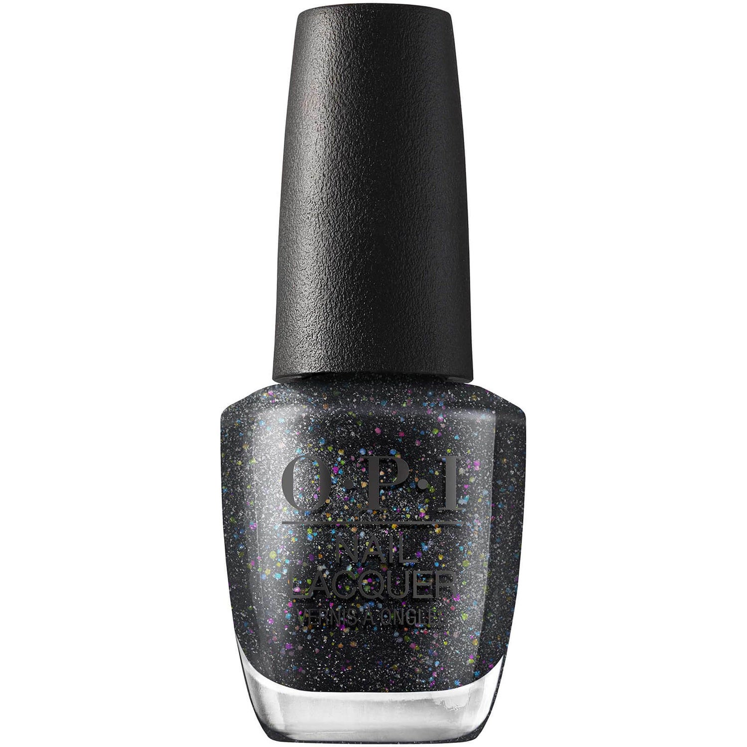 OPI Nail Polish - SR FA7 To Be or Not To Beagle-Black and multicolored  glitter | eBay