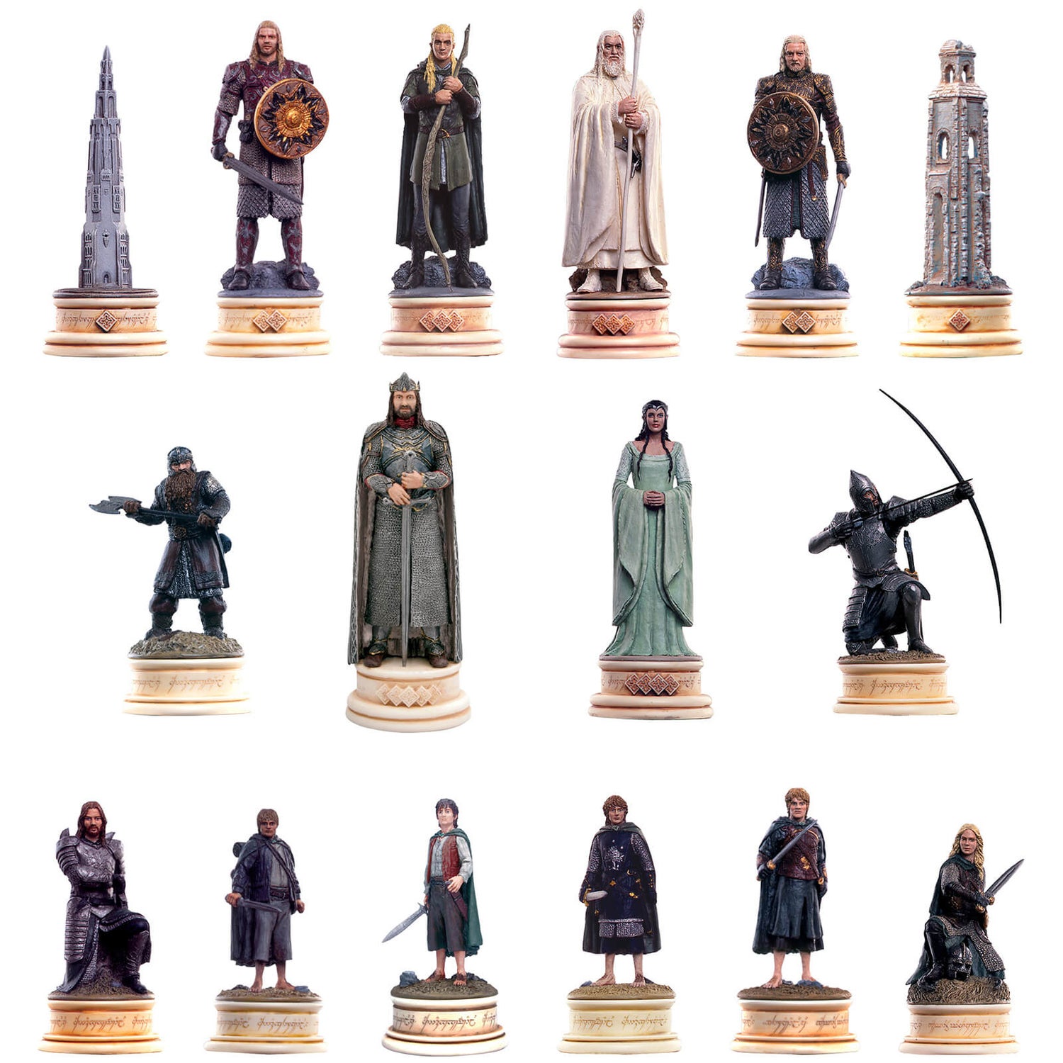 Eaglemoss Lord the Chess Collection - Mystery Set of 10 Figures vibes and nostalgia - all on VeryNeko USA!