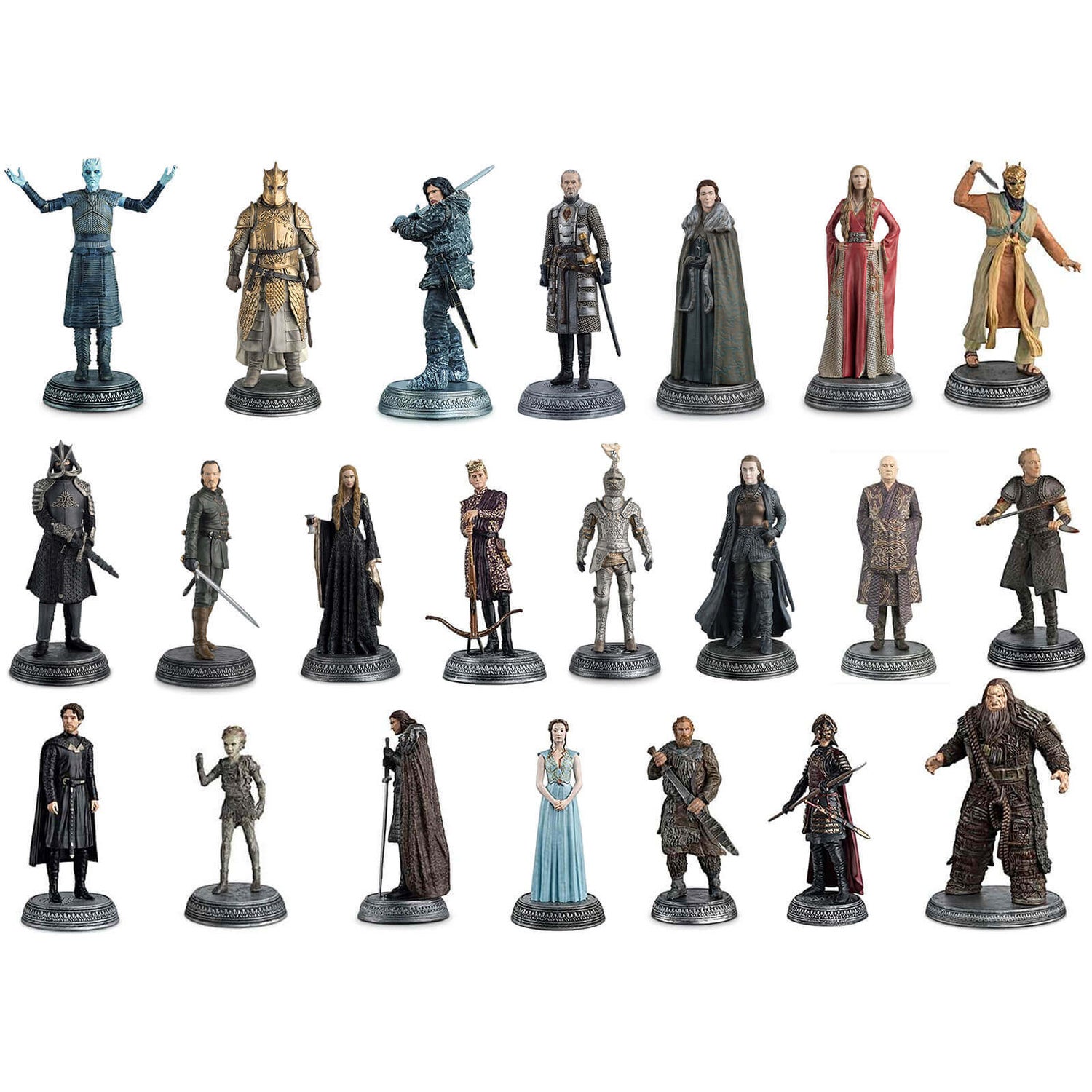 22 figurines Game of Thrones à collectionner de Eaglemoss
