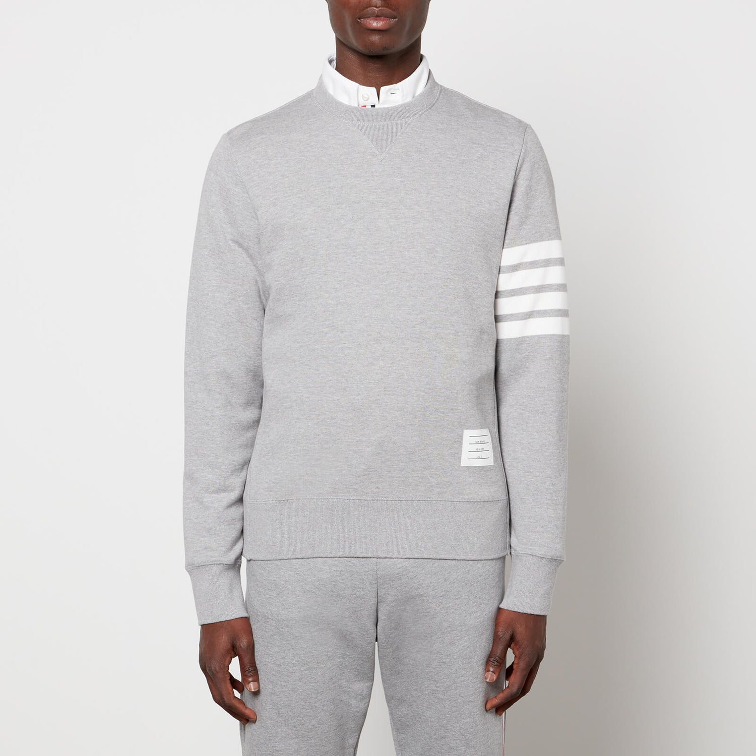 Thom Browne Men's 4-Bar Classic Sweatshirt - Light Grey - 1/S