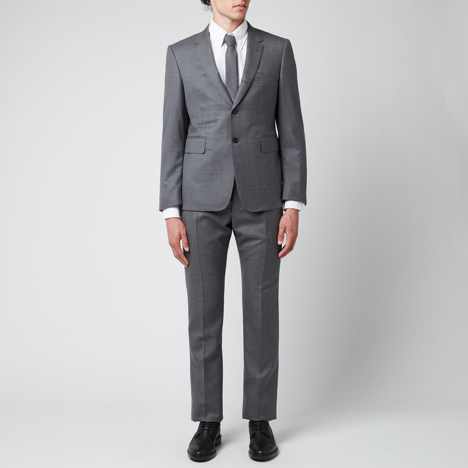 Thom Browne Men's Classic Twill Super 120 Suit - Medium Grey - 1/S