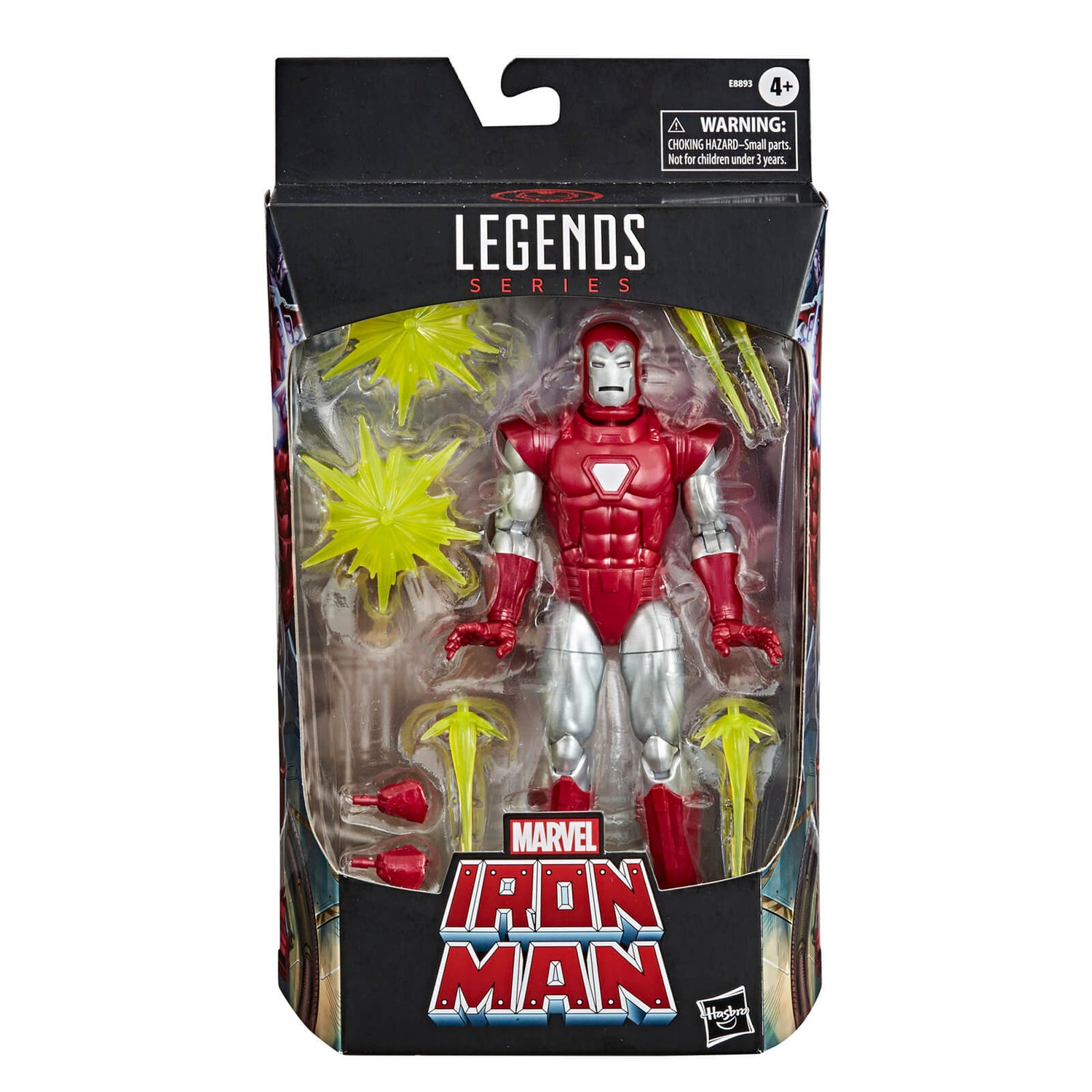 Hasbro Marvel Legends Iron Man Silver Centurion Action Figure Merchandise Zavvi UK