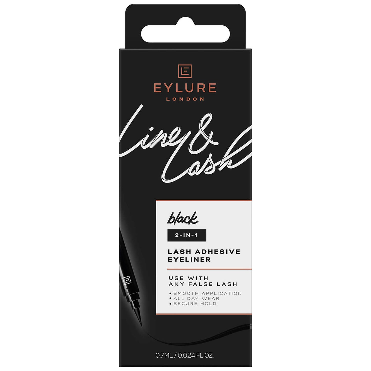 Eylure Line and Lash Glue and Liner Pen - Black