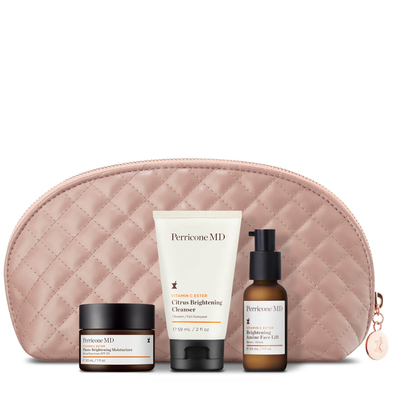 Perricone MD Brighten & Firm Travel Set with Bag