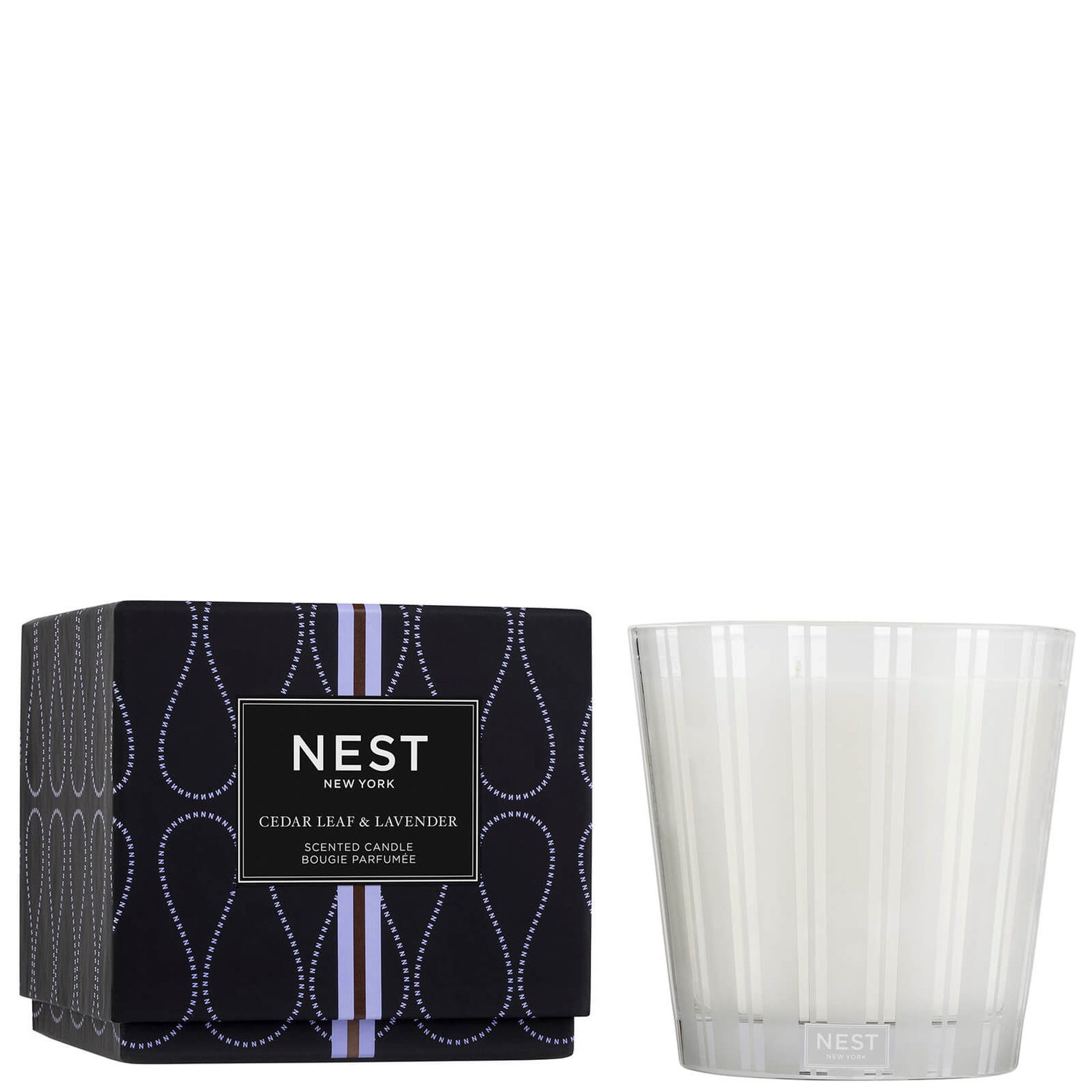 NEST New York Cedar Leaf and Lavender 3-Wick Candle 600g