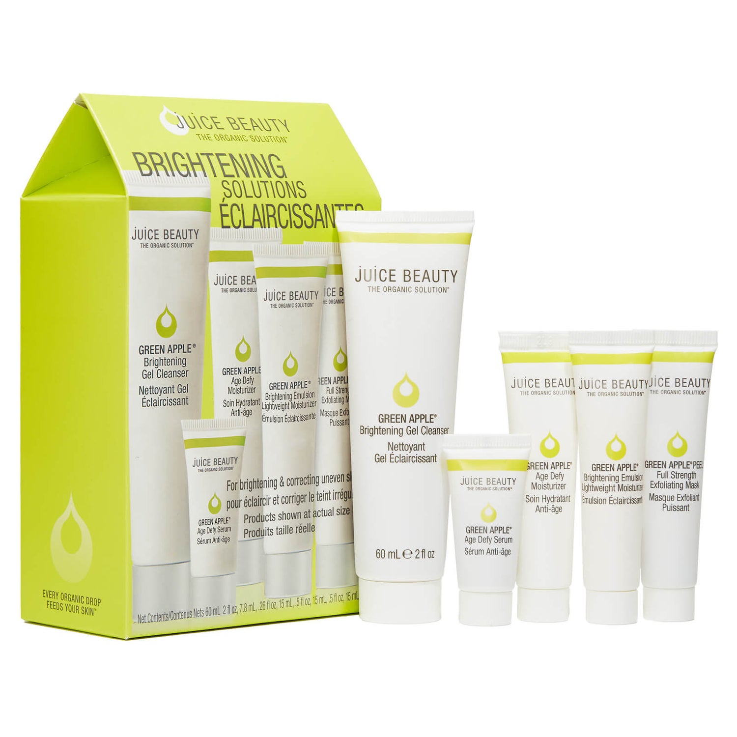 Juice Beauty Green Apple Brightening Solutions Kit 3.75 oz