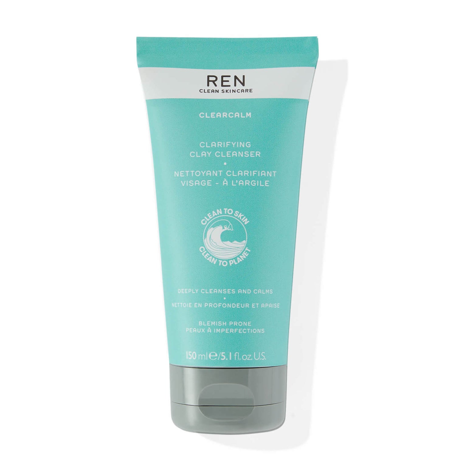 REN Clean Skincare ClearCalm Clarifying Clay Cleanser 5.1 fl. oz.