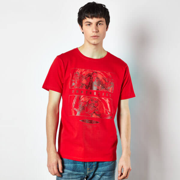 T-Shirt Doctor Who 9th Doctor Homme - Rouge