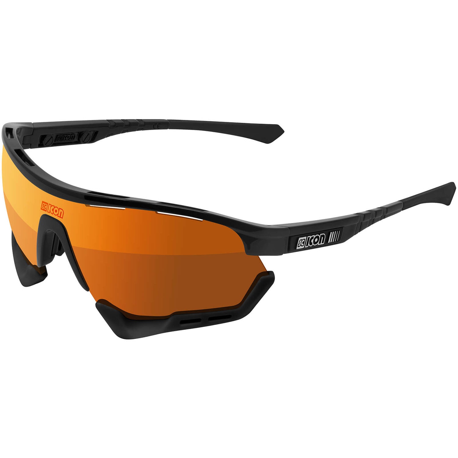 Scicon Aerotech XL Road Sunglasses - Black Gloss