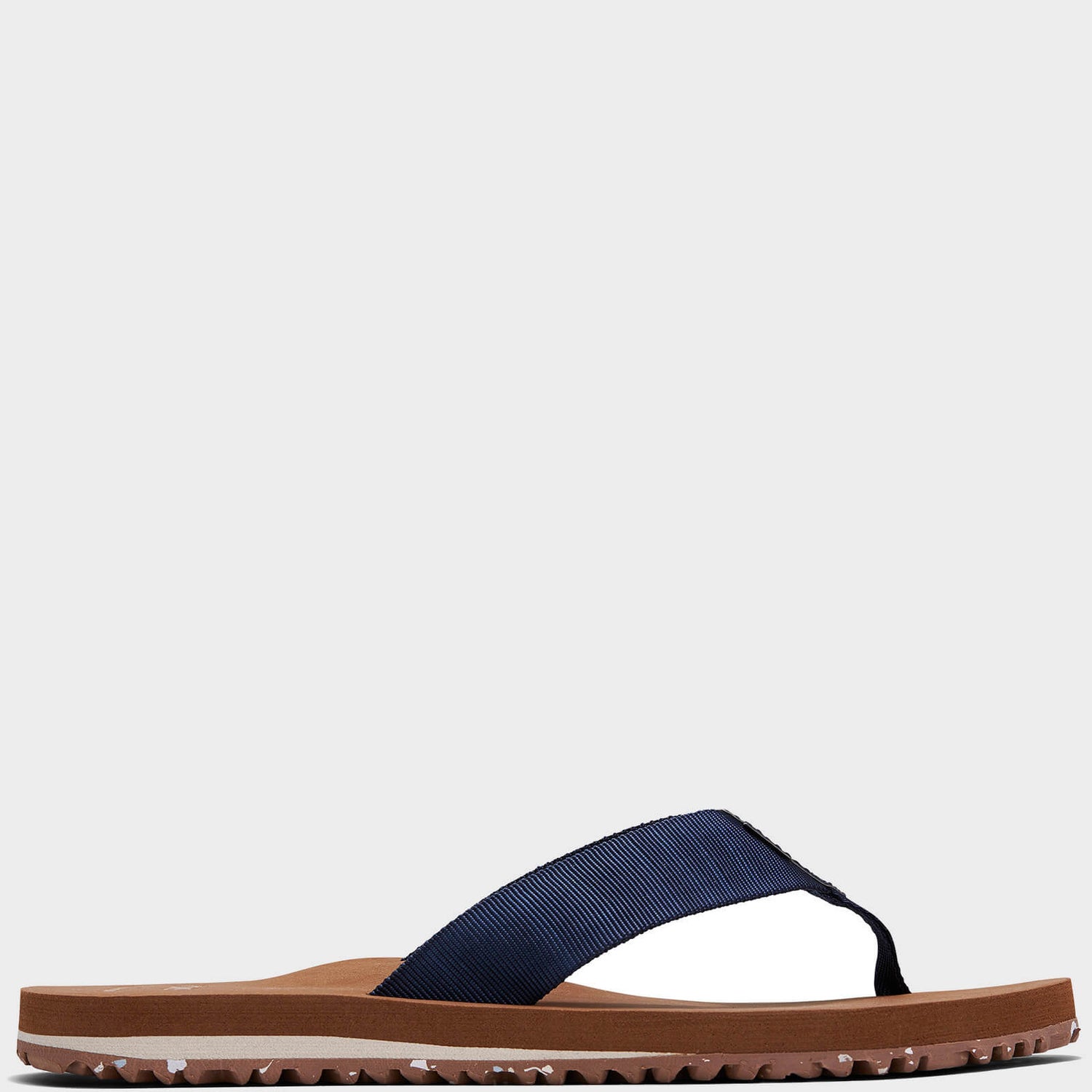 TOMS Men's Lagoon Sliders - Navy | FREE 