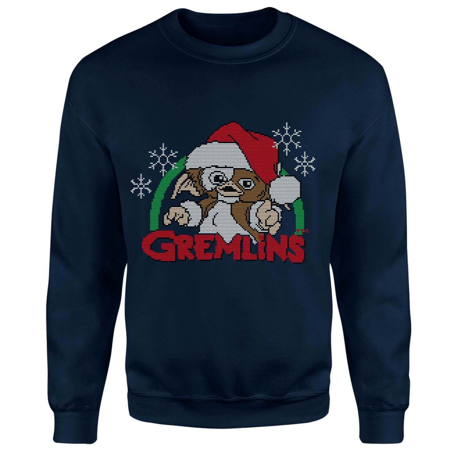 Gremlins Another Reason To Hate Christmas Jumper - Navy