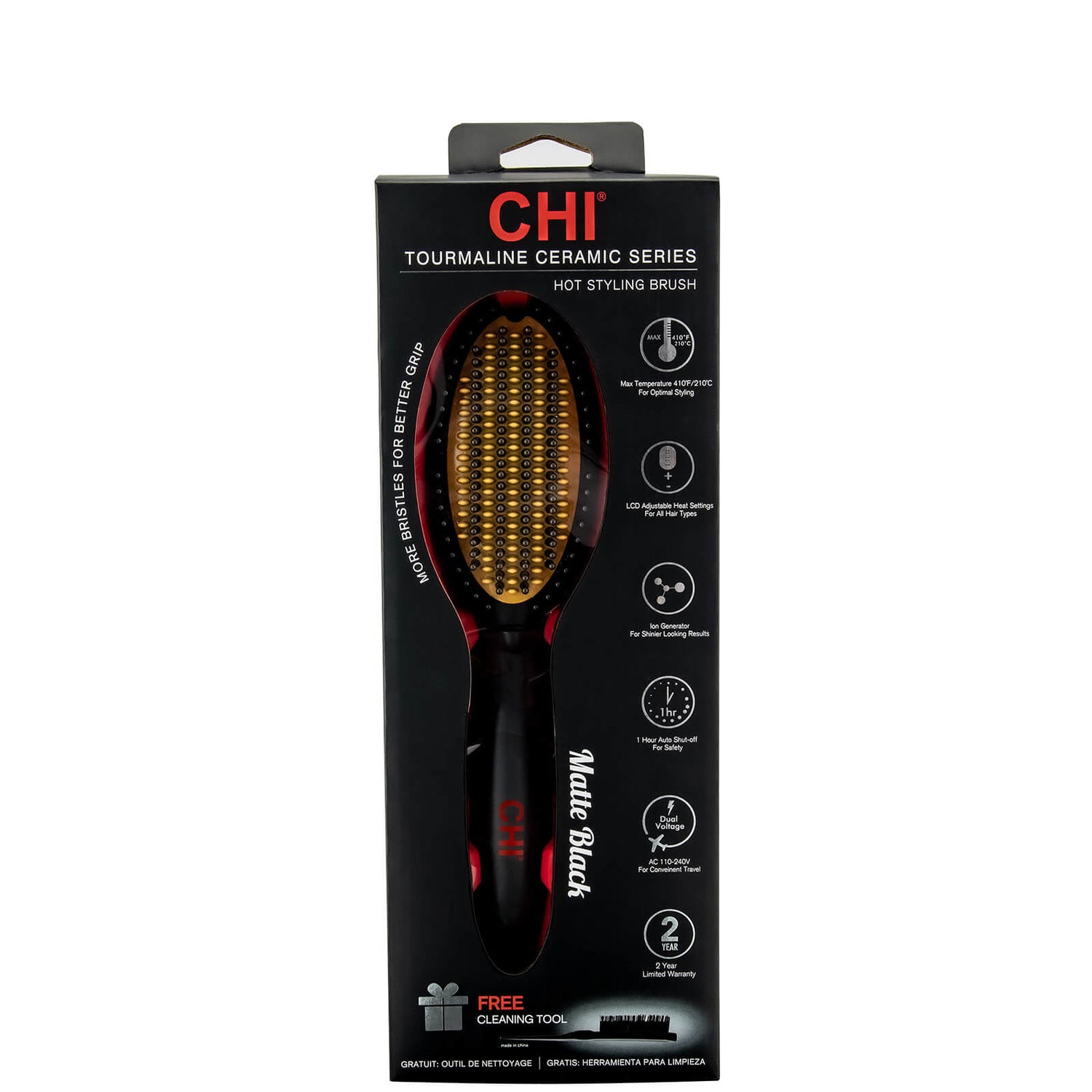 CHI Hot Smoothing Brush - Black