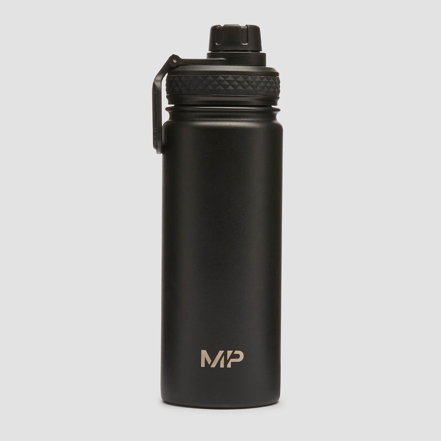 MP keskikokoinen metallinen vesipullo – Musta – 500 ml