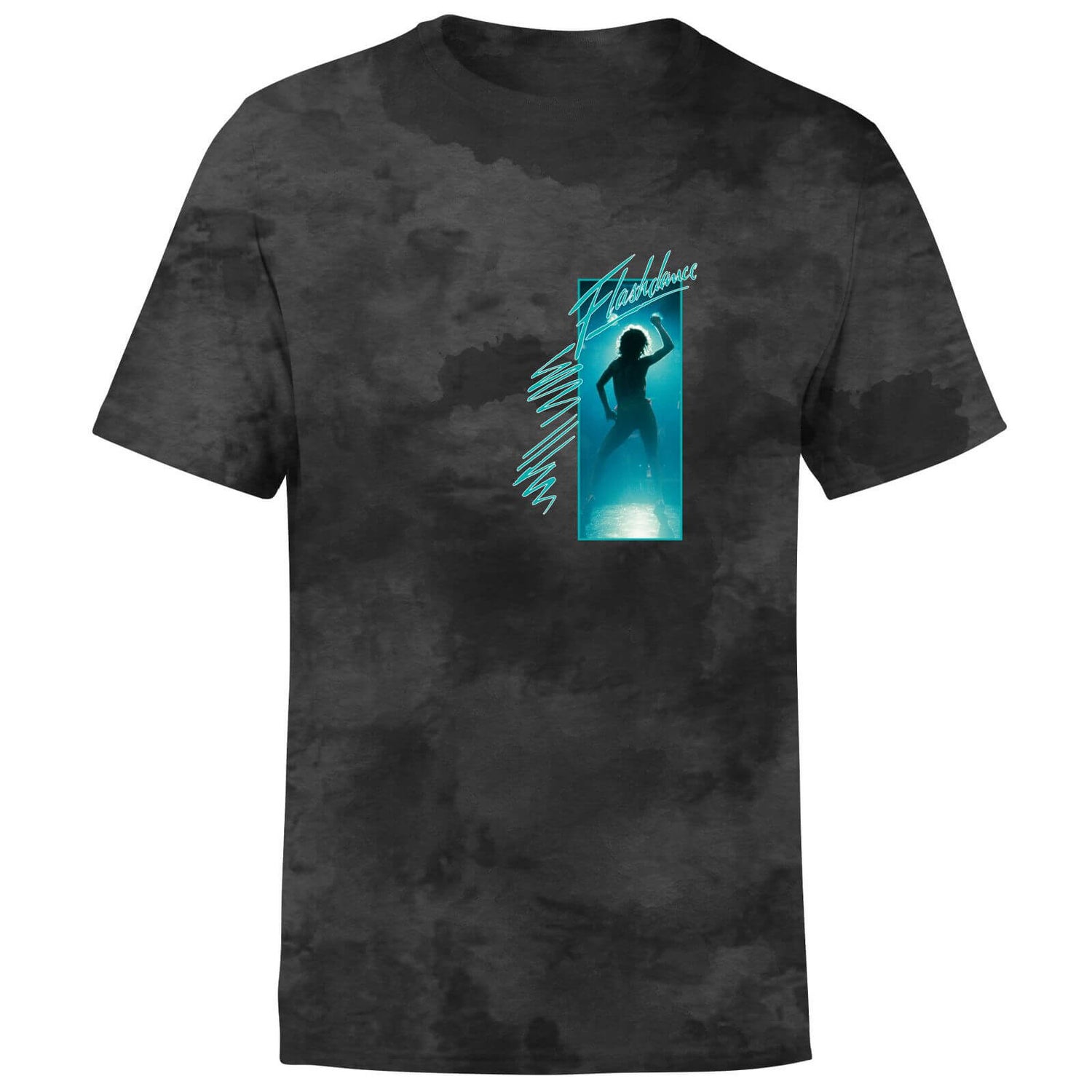 Flashdance T-Shirt Unisexe - Noir Tie Die