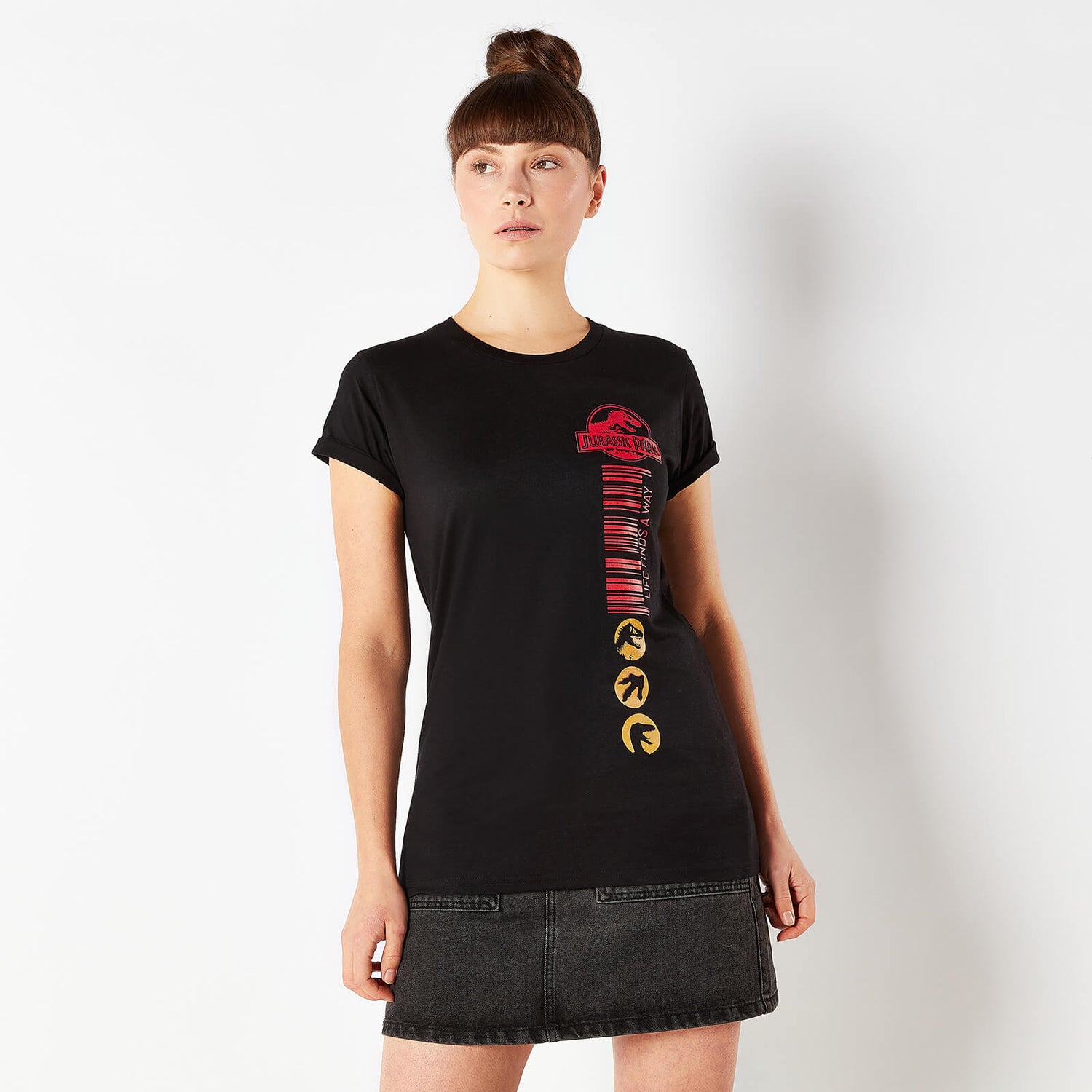 Jurassic Park Women's T-Shirt - Black