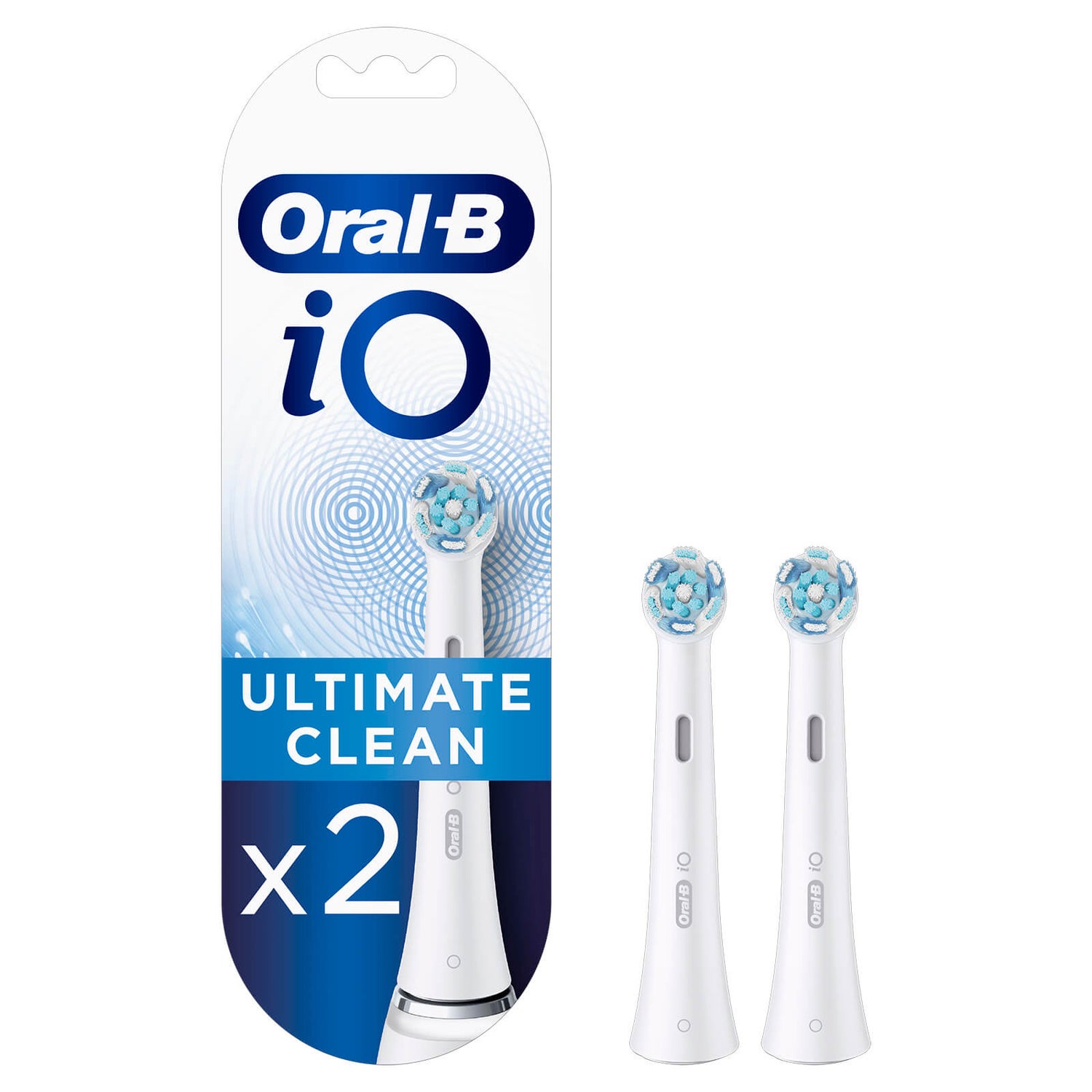iO Ultimate Clean Opzetborstels - Wit, Verpakking 2-Pak
