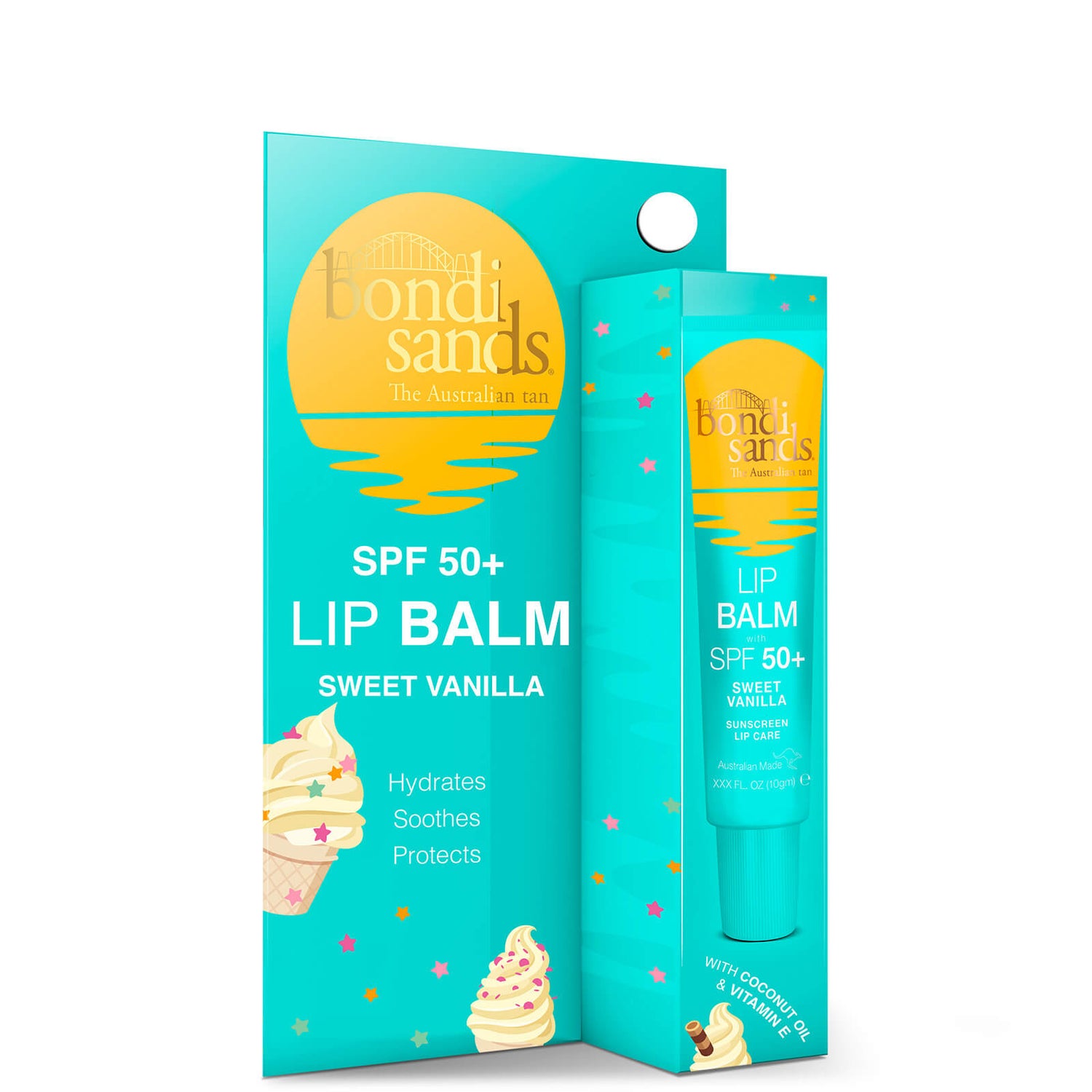 Baume à lèvres SPF50+ à la vanille sucrée Bondi Sands 10 g