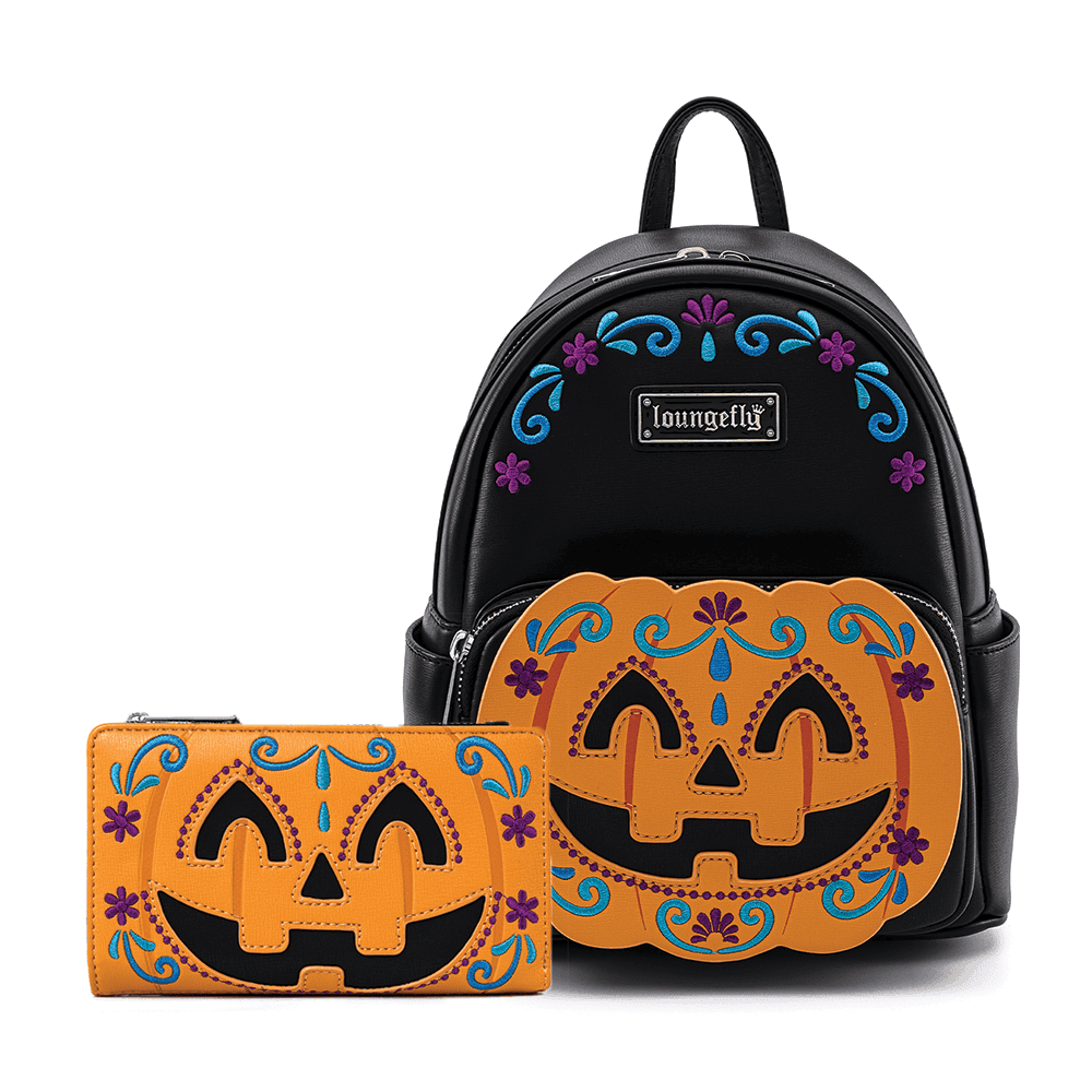 loungefly disney pumpkin backpack