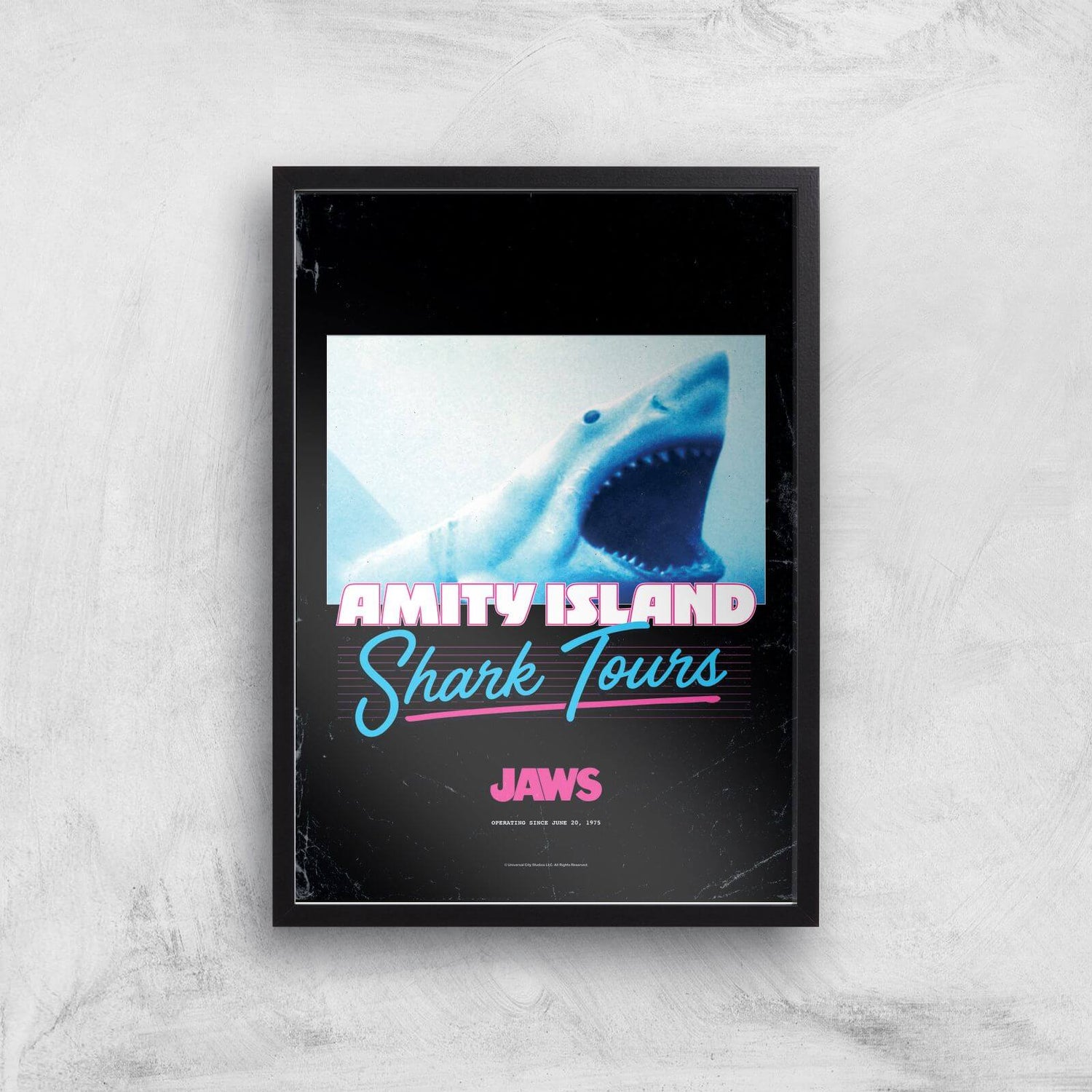 Les Dents de la Mer Amity Island Shark Tours Affiche
