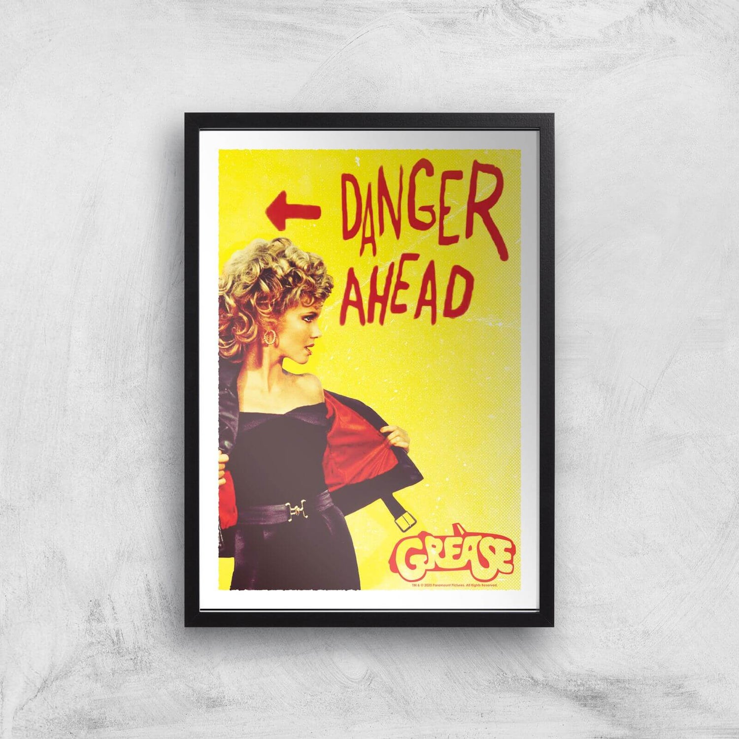 Grease Danger Road Affiche