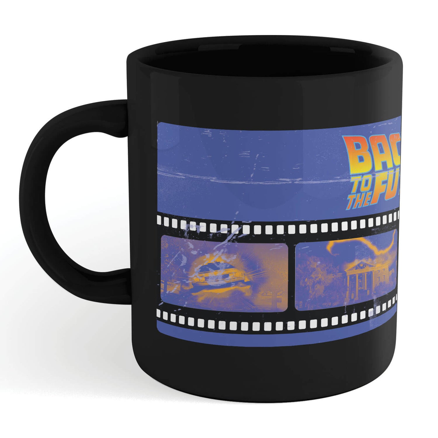 Back To The Future Film Reel Mug - Black
