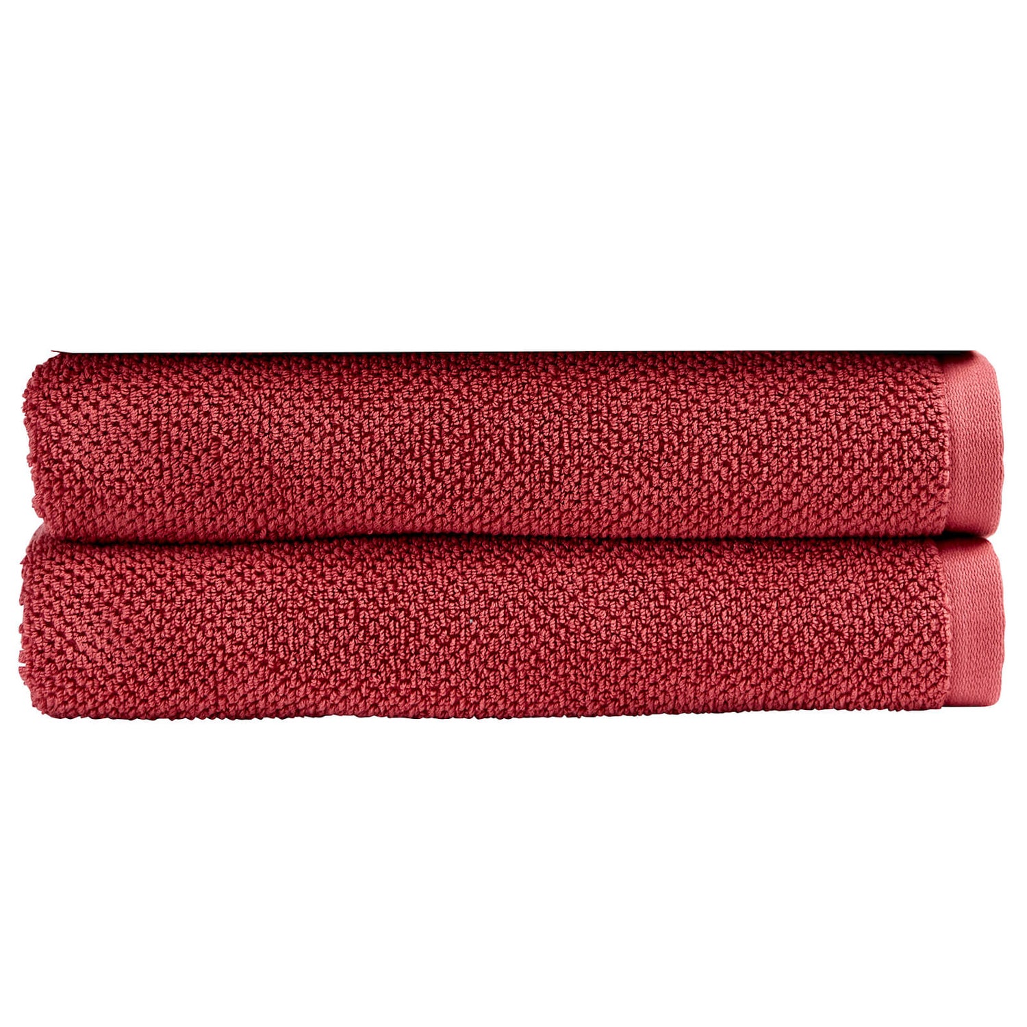 Christy Brixton Towel - Set of 2 - Pomegranate