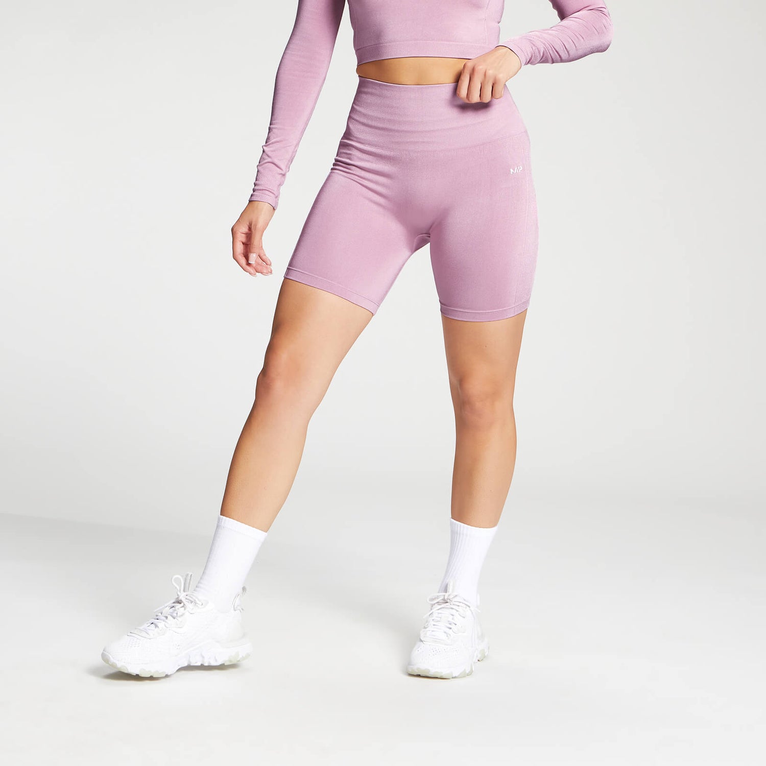 MP Női Tatiana Shape Seamless Biker Shorts - Pink - XXS