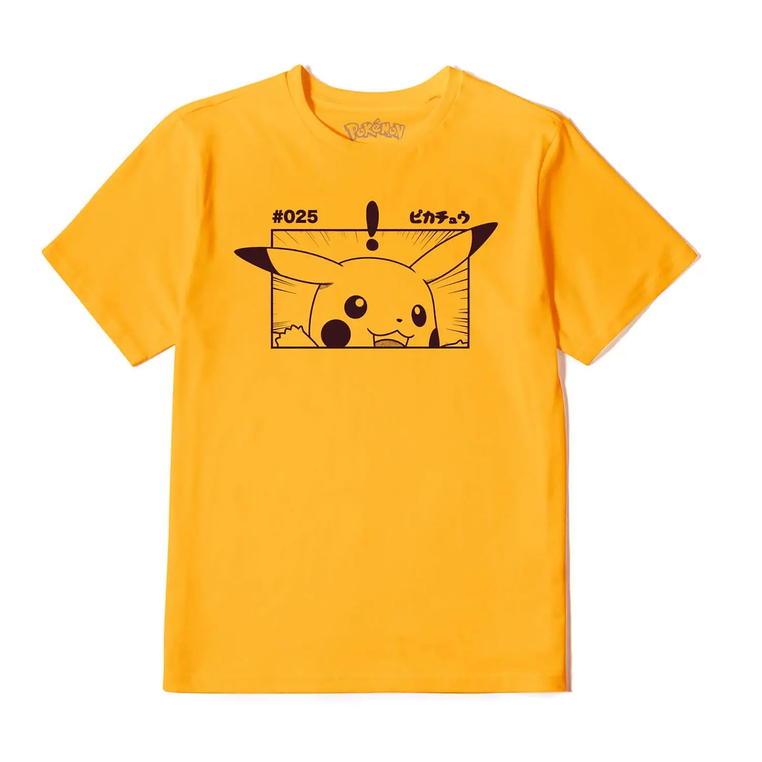 Pokémon Pikachu Unisex T-Shirt - Mosterd Geel