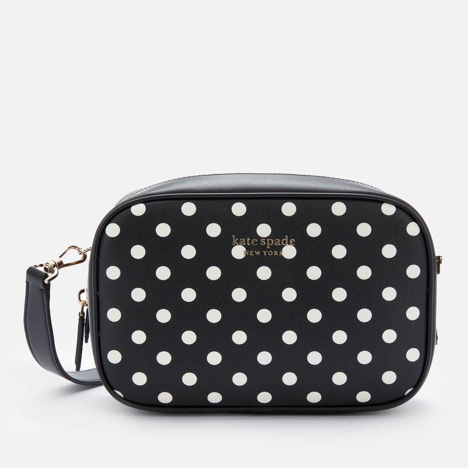 Kate Spade New York Women's Minnie Mouse/Lady Dot Medium Camera Bag - Black Multi