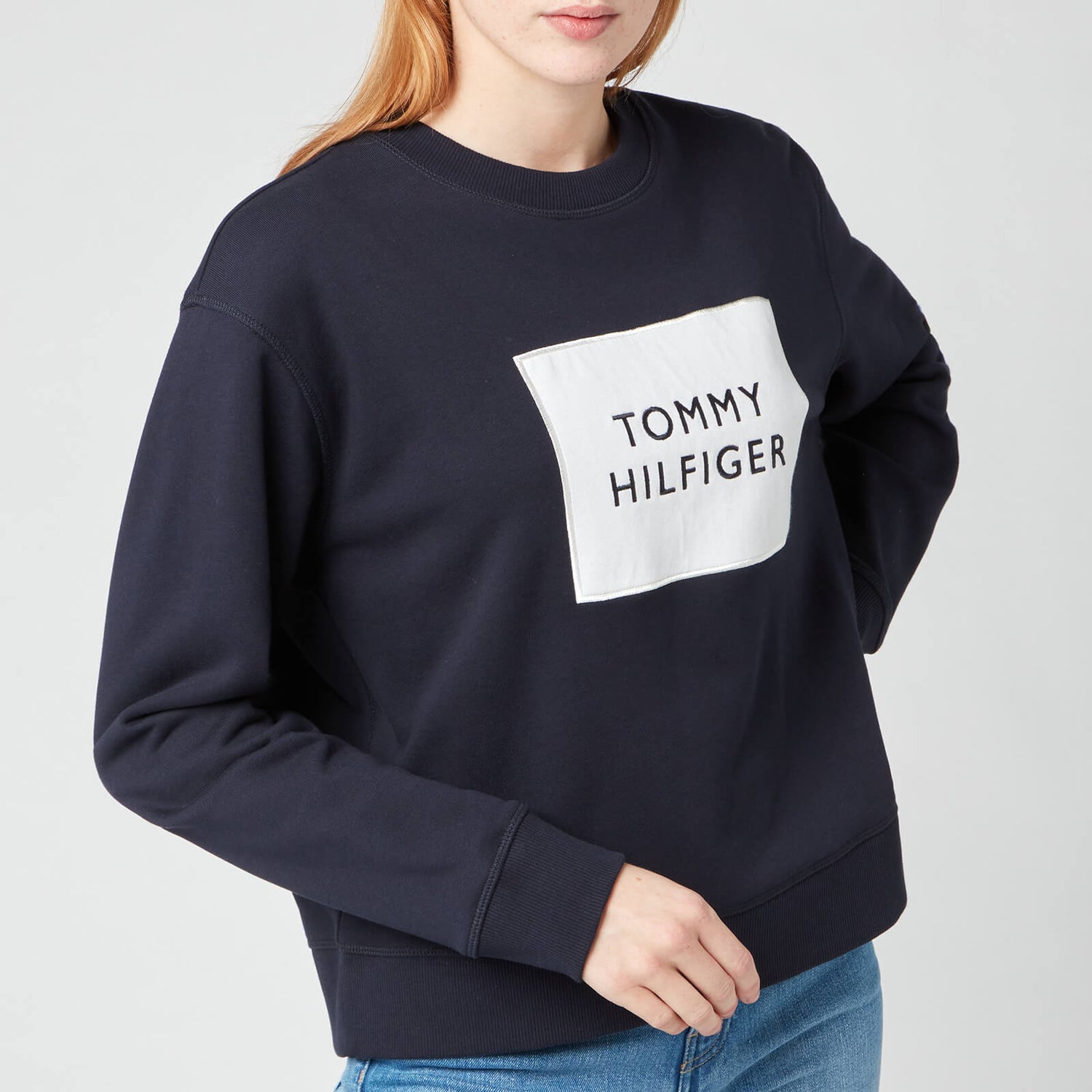 Tommy Hilfiger Women's Relaxed T Box Sweatshirt - Desert Sky