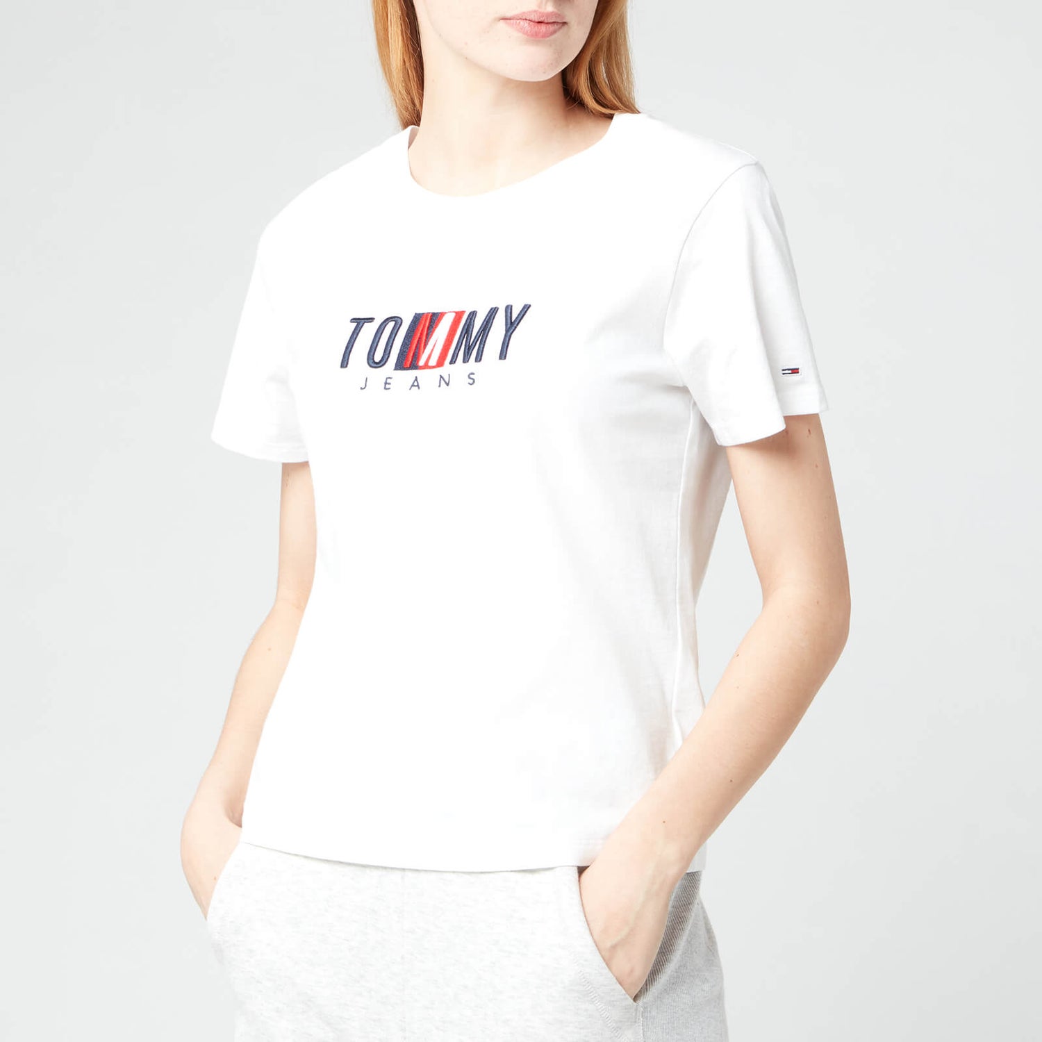 Tommy Jeans Women's TJW Regular Timeless Box T-Shirt - White