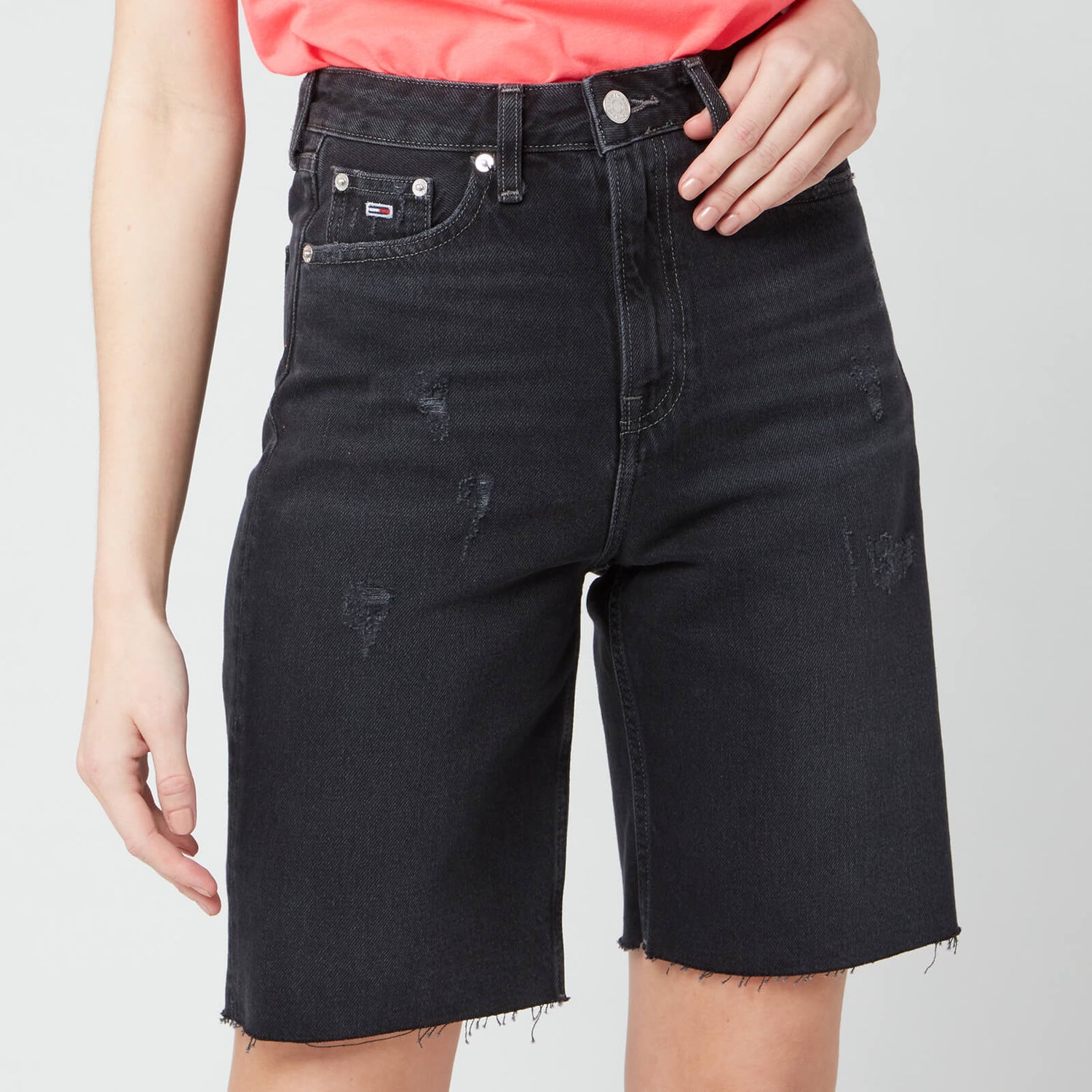 Tommy Jeans Women's Harper Denim Bermuda Shorts - Save SP BK