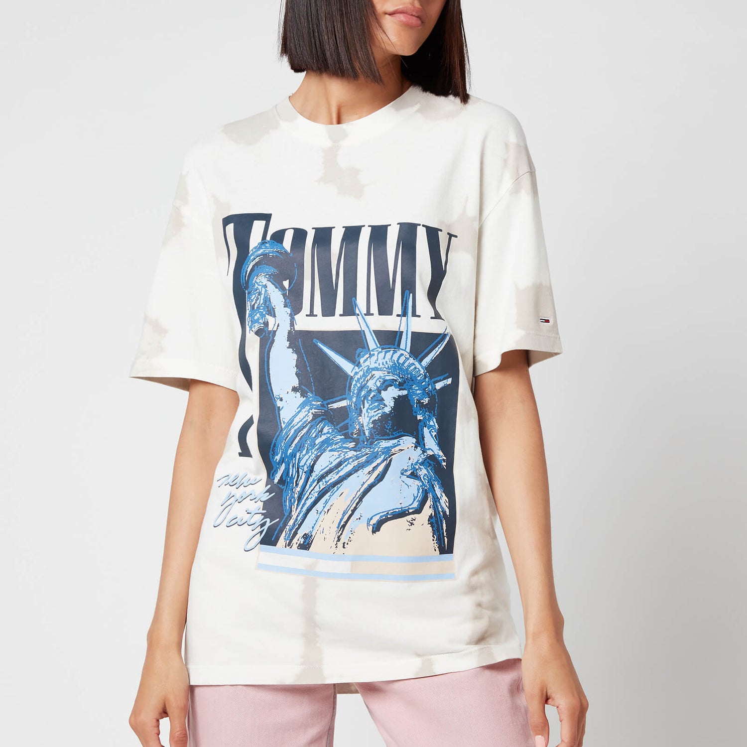 Tommy Jeans Women's TJW Relaxed Liberty T-Shirt - White