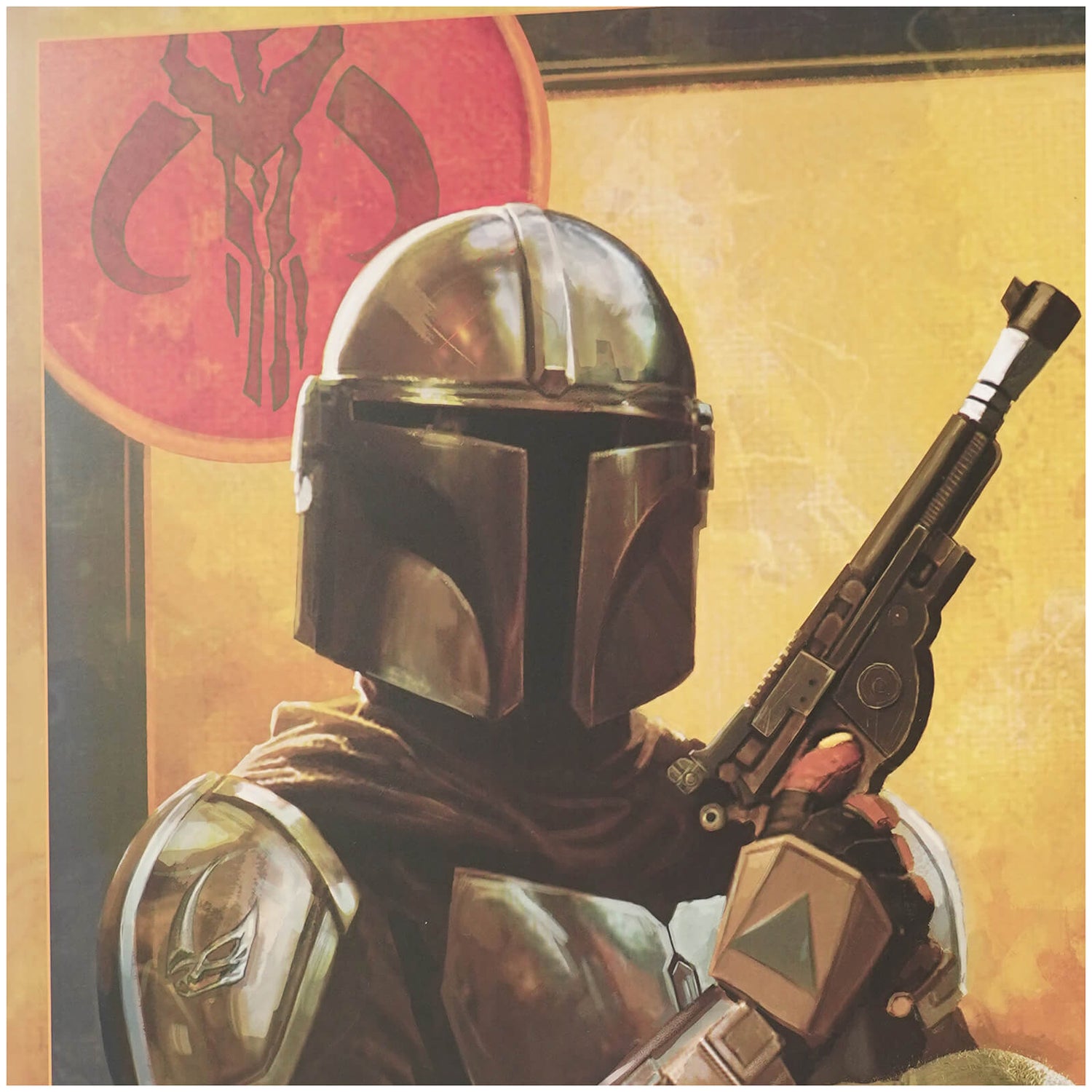 Star Wars The Mandalorian "Tribe of Two" Lithographie par Kayla Woodside
