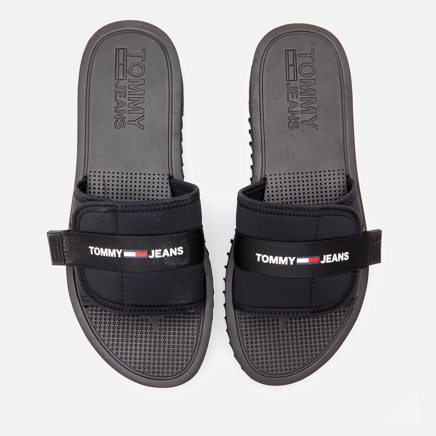 Tommy Jeans Men's Slip On Tech Sandals - Black