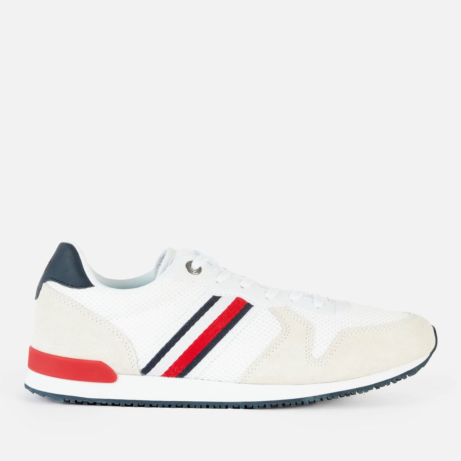 Tommy Hilfiger Men's Iconic Material Mix Running Style Trainers - Red/White/Blue