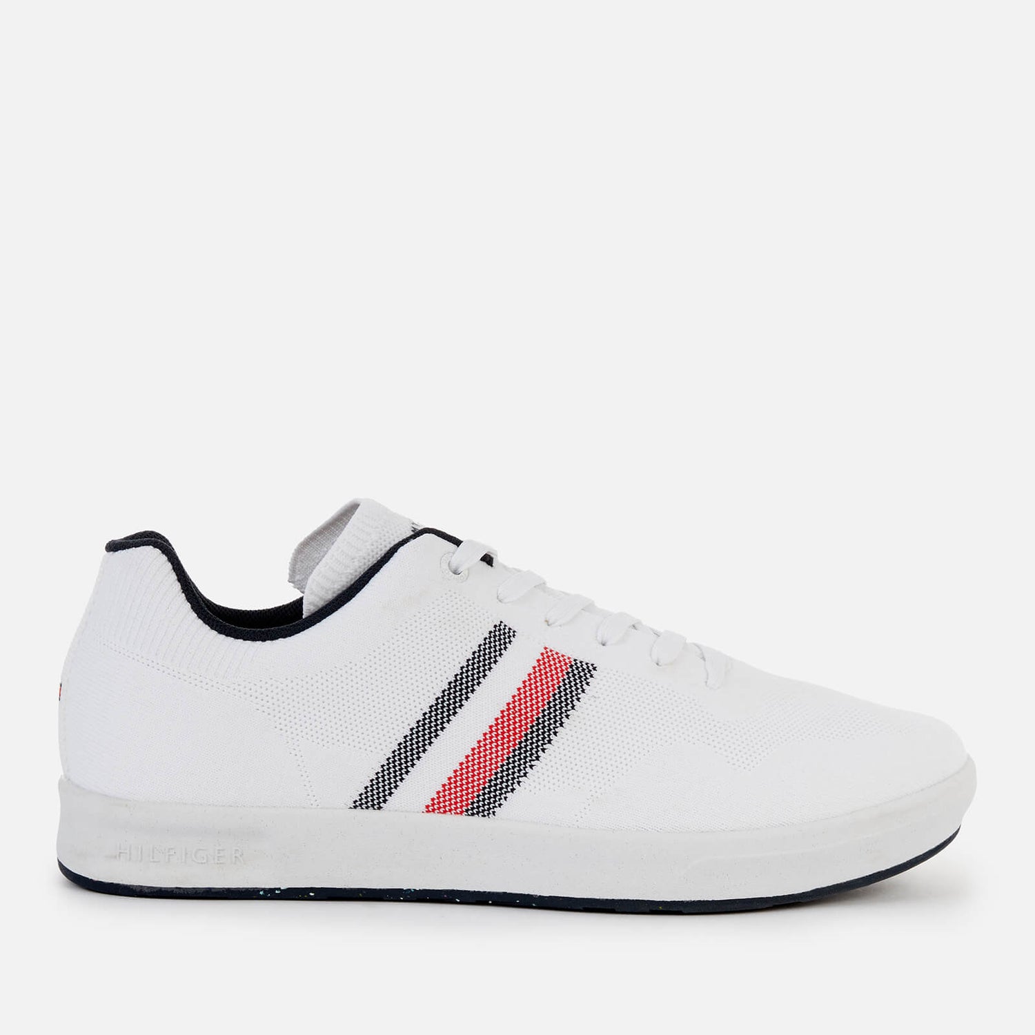 Tommy Hilfiger Men's Sustainable Knit Cupsole Trainers - White