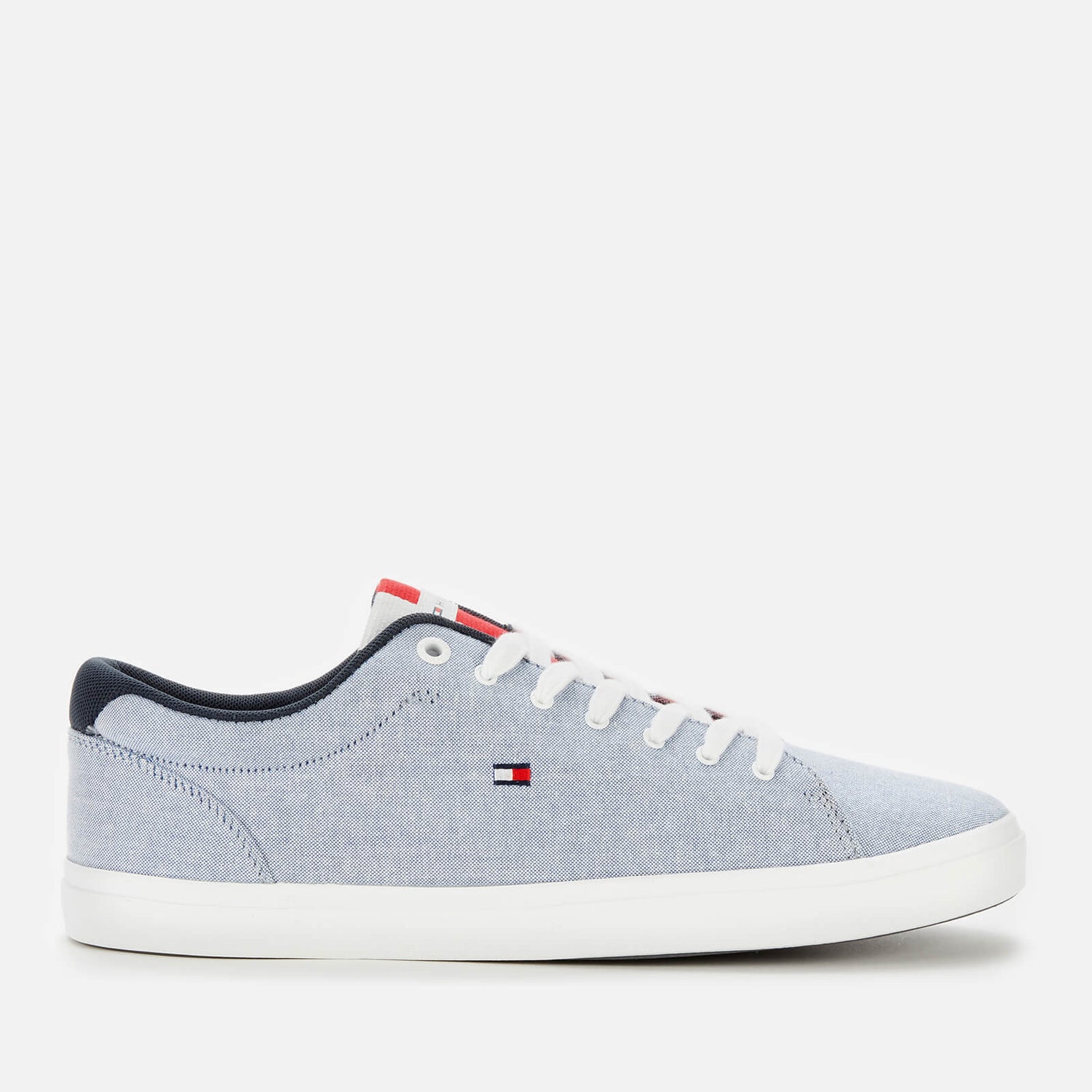 Tommy Hilfiger Men's Essential Chambray Vulcanised Trainers - Moon Blue