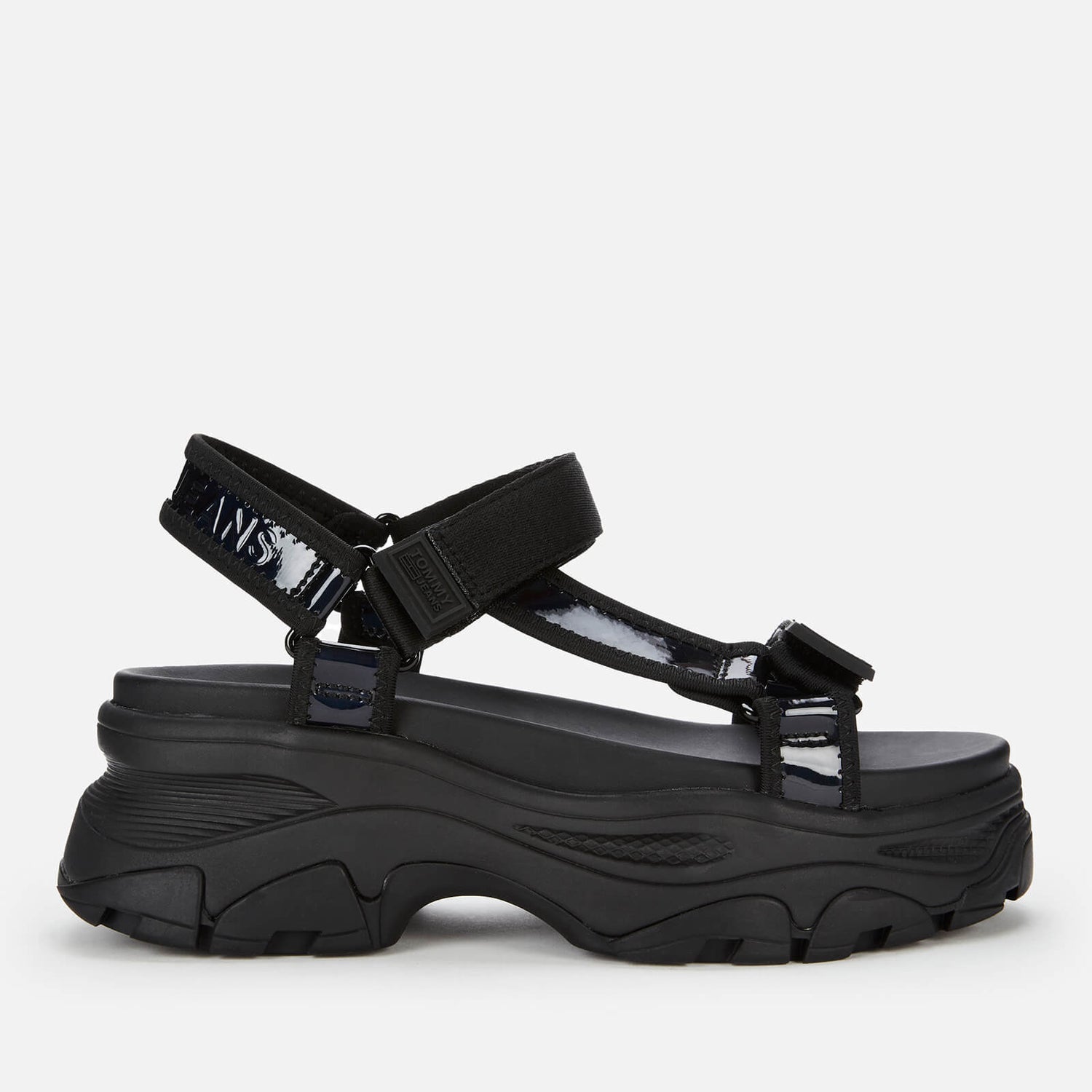 Tommy Jeans Women's Iridescent Hybrid Sandals - Black