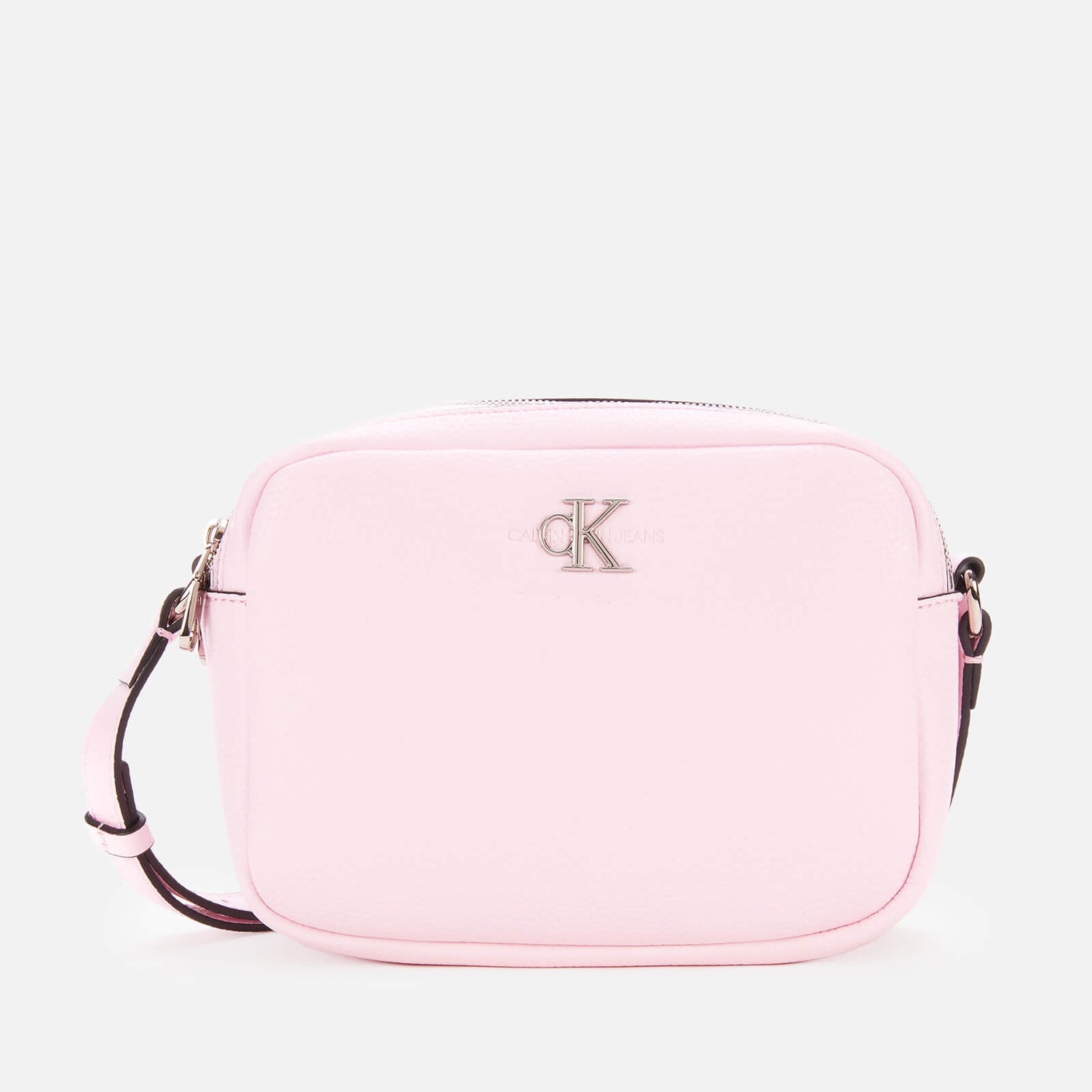 Calvin Klein Jeans Women's Double Zip Cross Body Bag - Pearly Pink