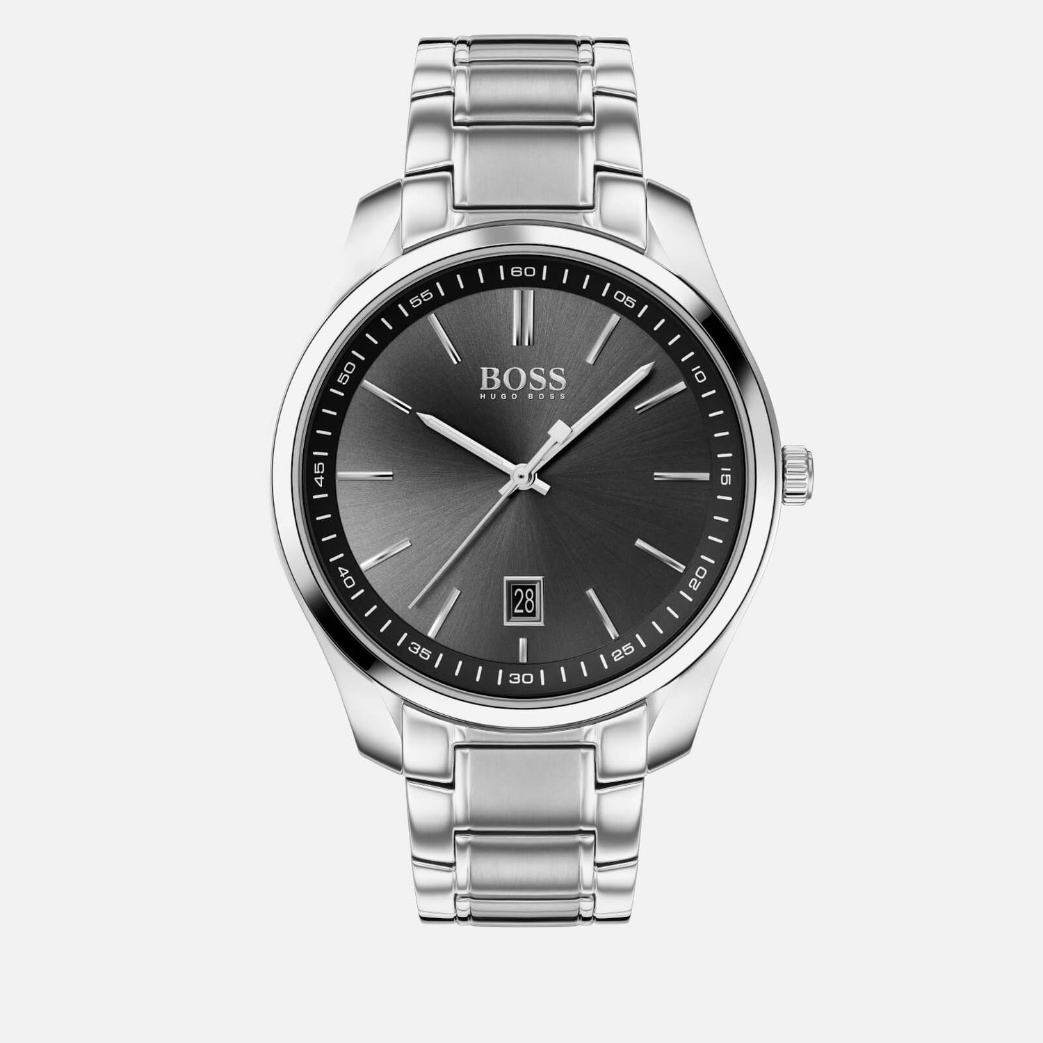 Hugo boss black shop metal strap watch