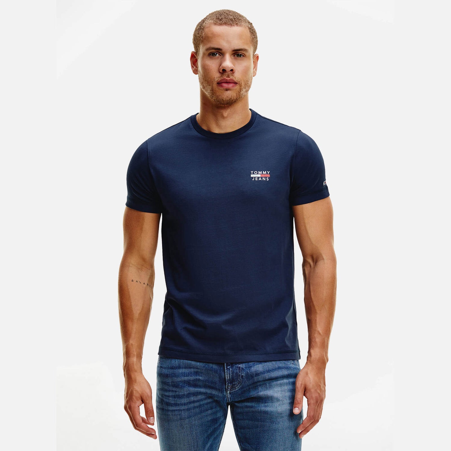 Tommy Jeans Men's Chest Logo T-Shirt - Twilight Navy