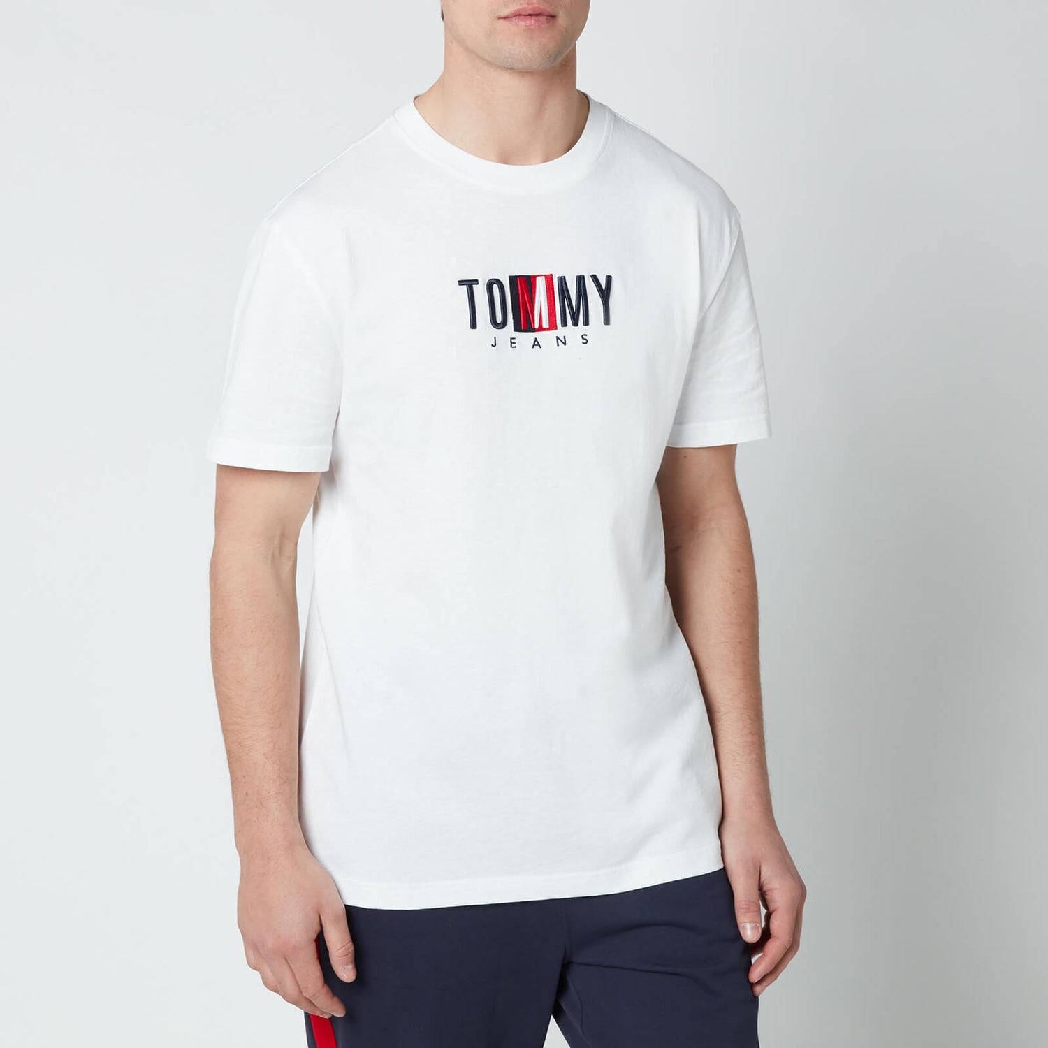 Tommy Jeans Men's Timeless Box Logo T-Shirt - White
