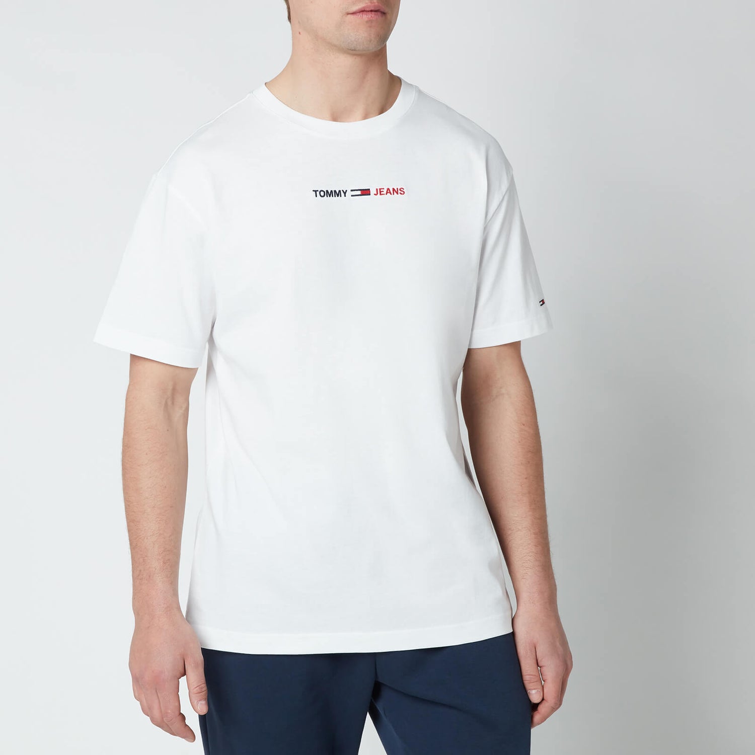 Tommy Jeans Men's Linear Logo T-Shirt - White