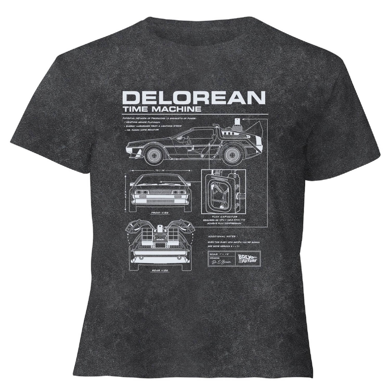 back to the future delorean t shirt