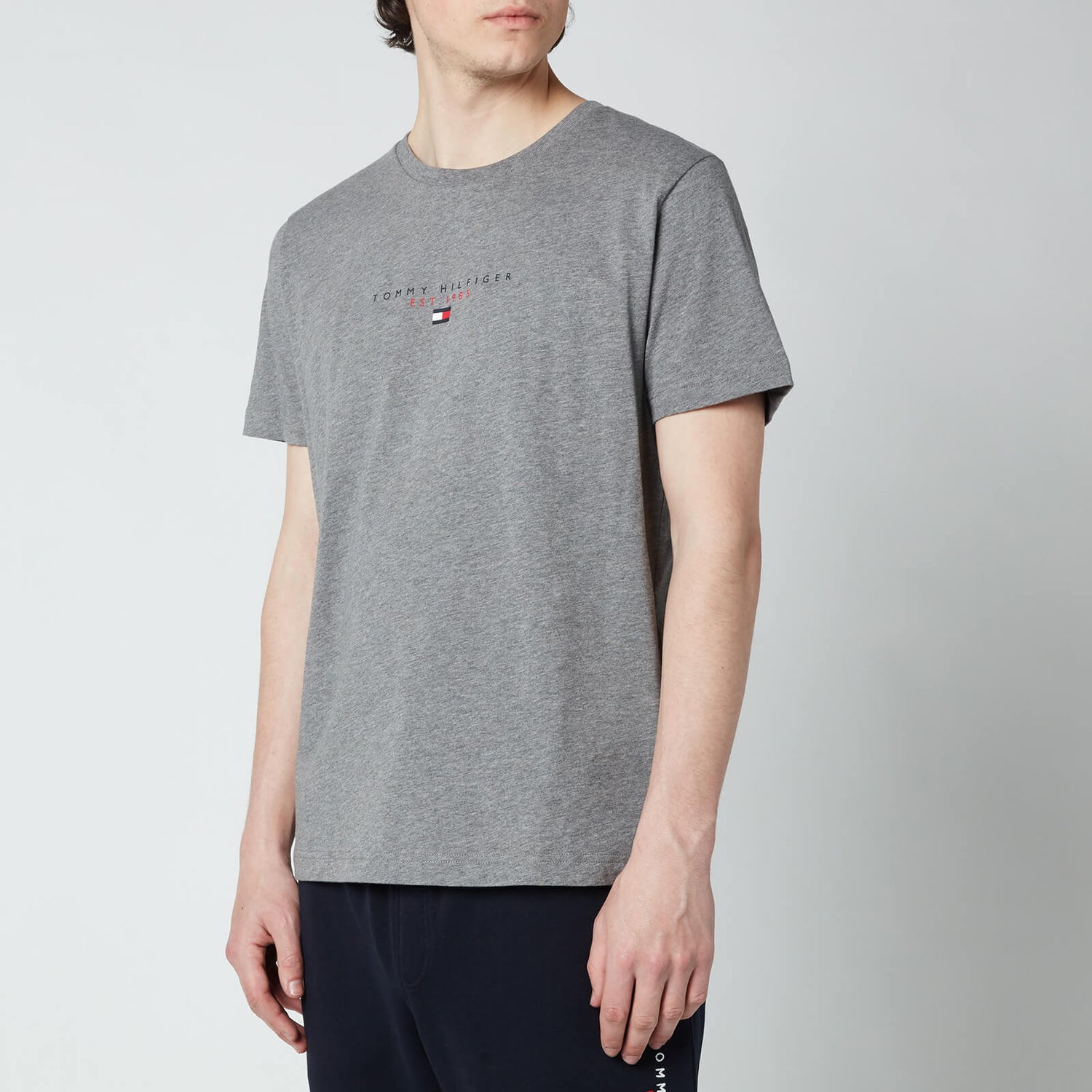 Tommy Hilfiger Men's Essential Chest Logo T-Shirt - Medium Grey Heather