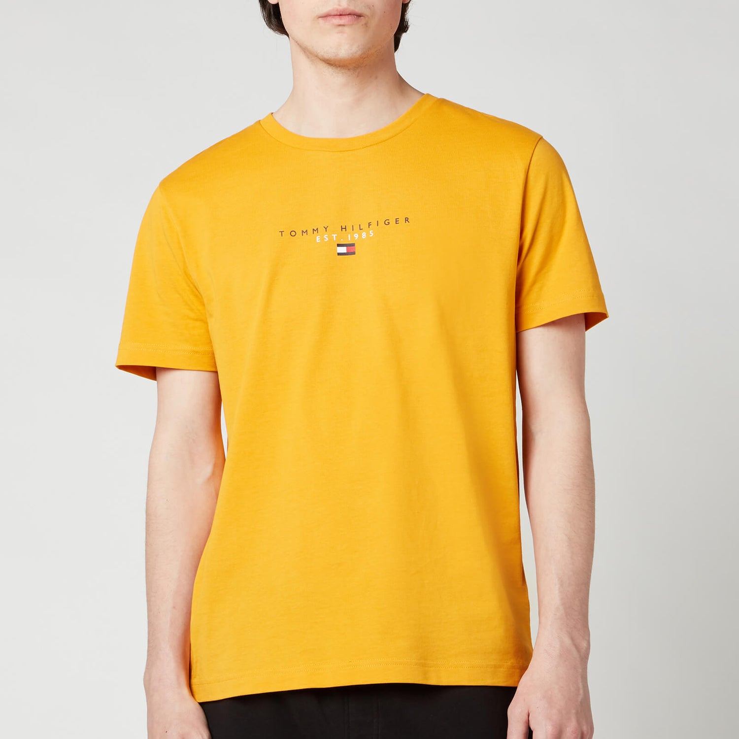 Tommy Hilfiger Men's Essential Chest Logo T-Shirt - Courtside Yellow