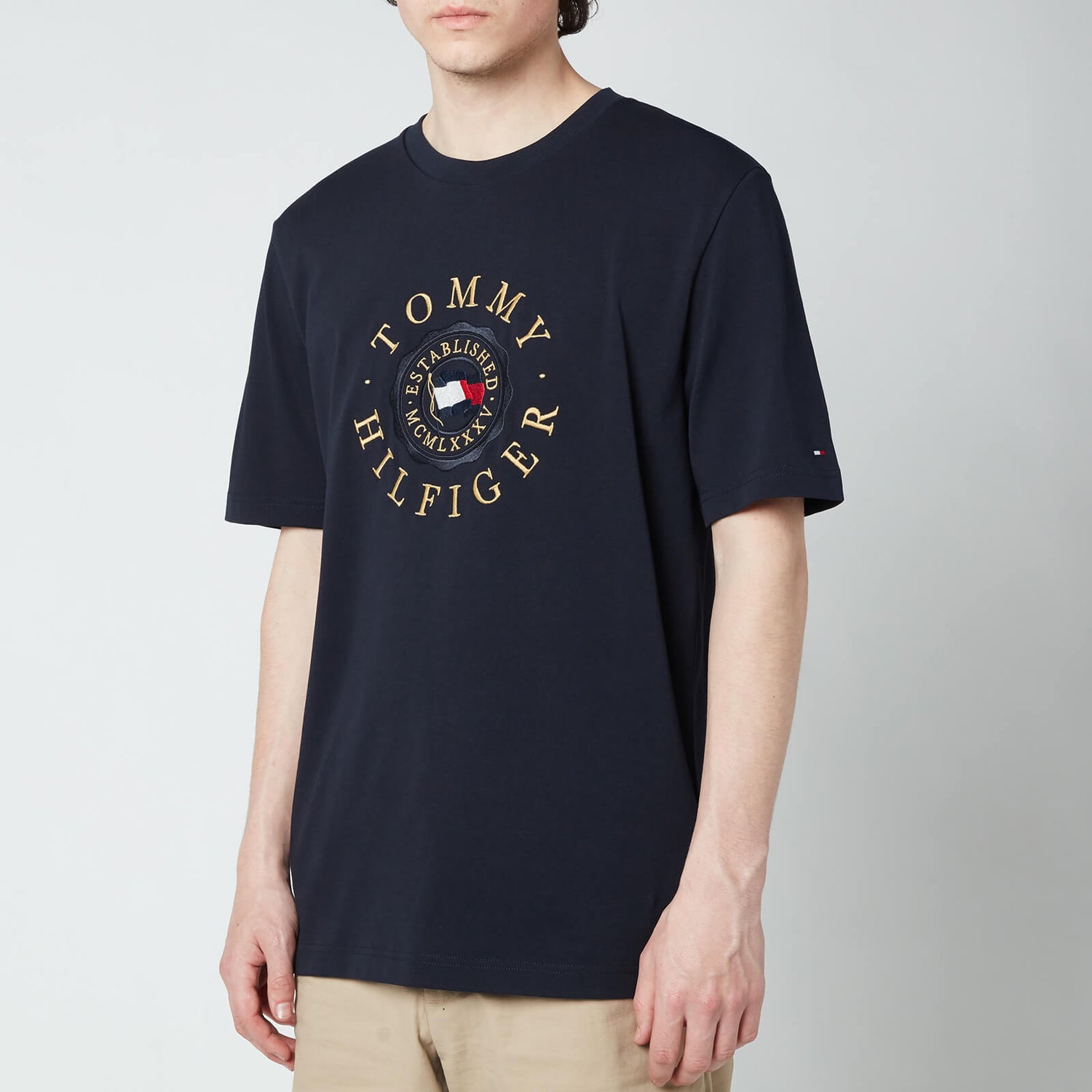 Tommy Hilfiger Men's Icon Coin T-Shirt - Desert Sky