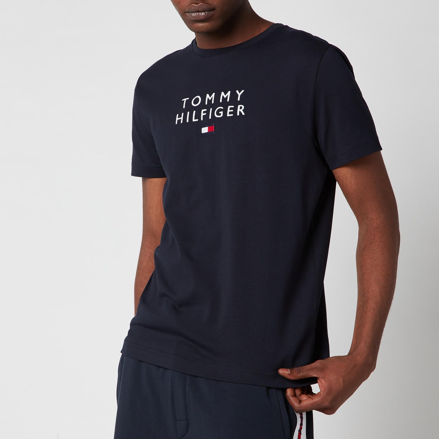 Tommy Hilfiger Men's Stacked Flag T-Shirt - Desert Sky